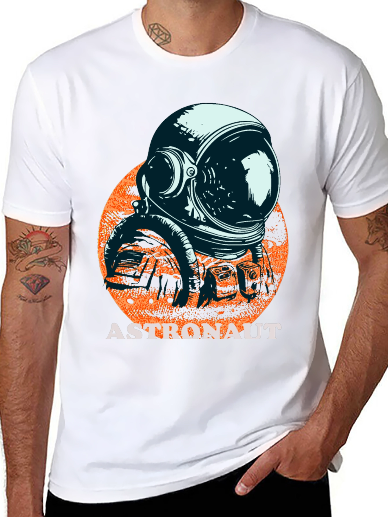 Astronaut Graphic T-Shirt - Space Exploration Tee
