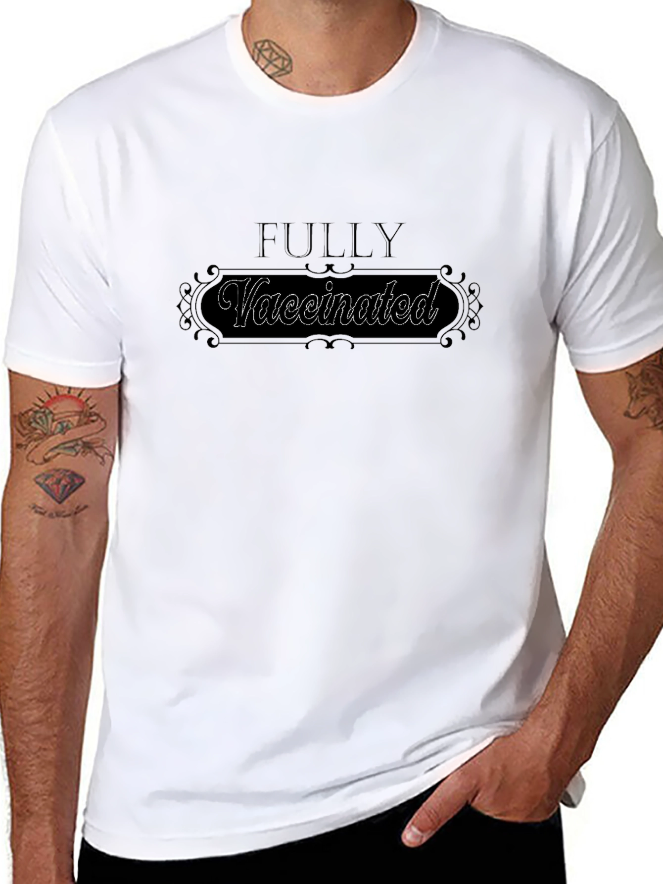 Fully Vaccinated Graphic Tee - Stylish Comfort