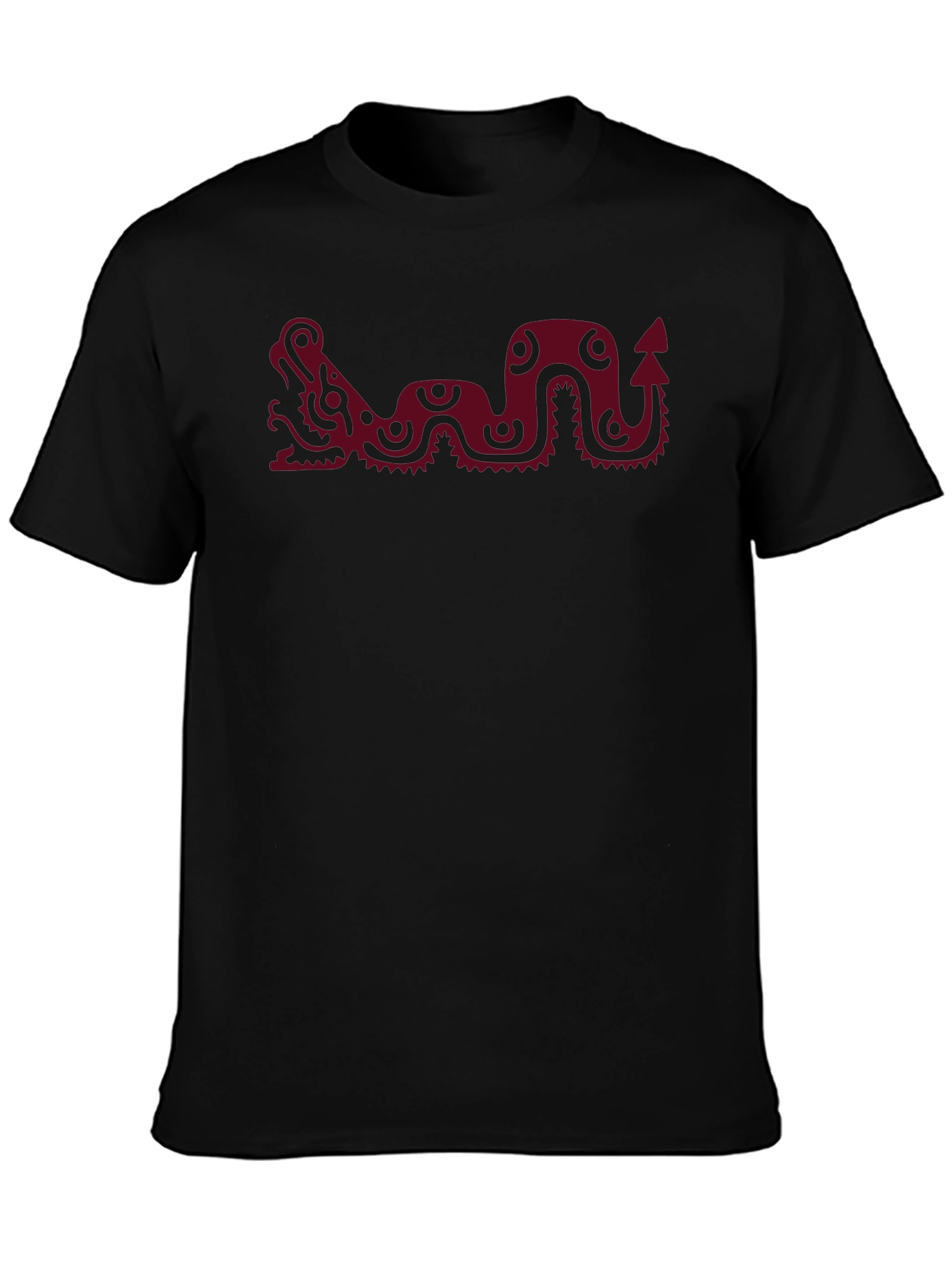 Aztec Dragon Graphic Tee - Stylish Cotton T-Shirt