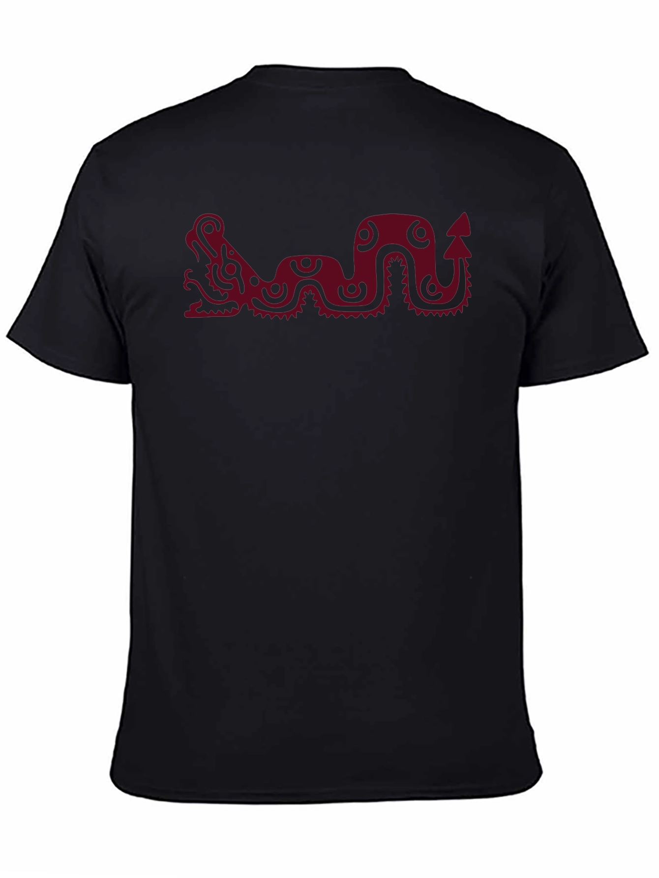 Aztec Dragon Graphic Tee - Stylish Cotton T-Shirt