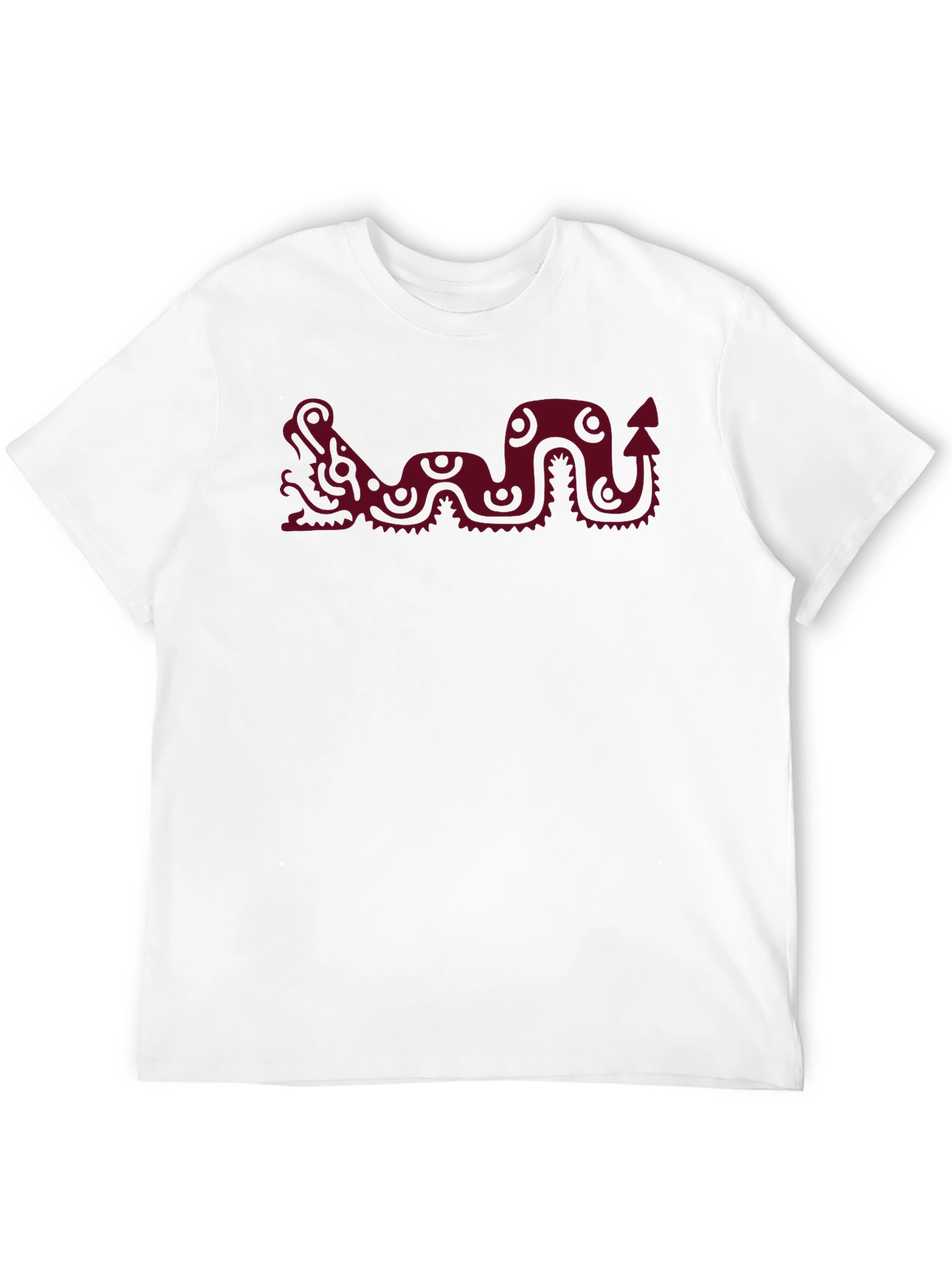 Aztec Dragon Graphic Tee - Stylish Cotton T-Shirt