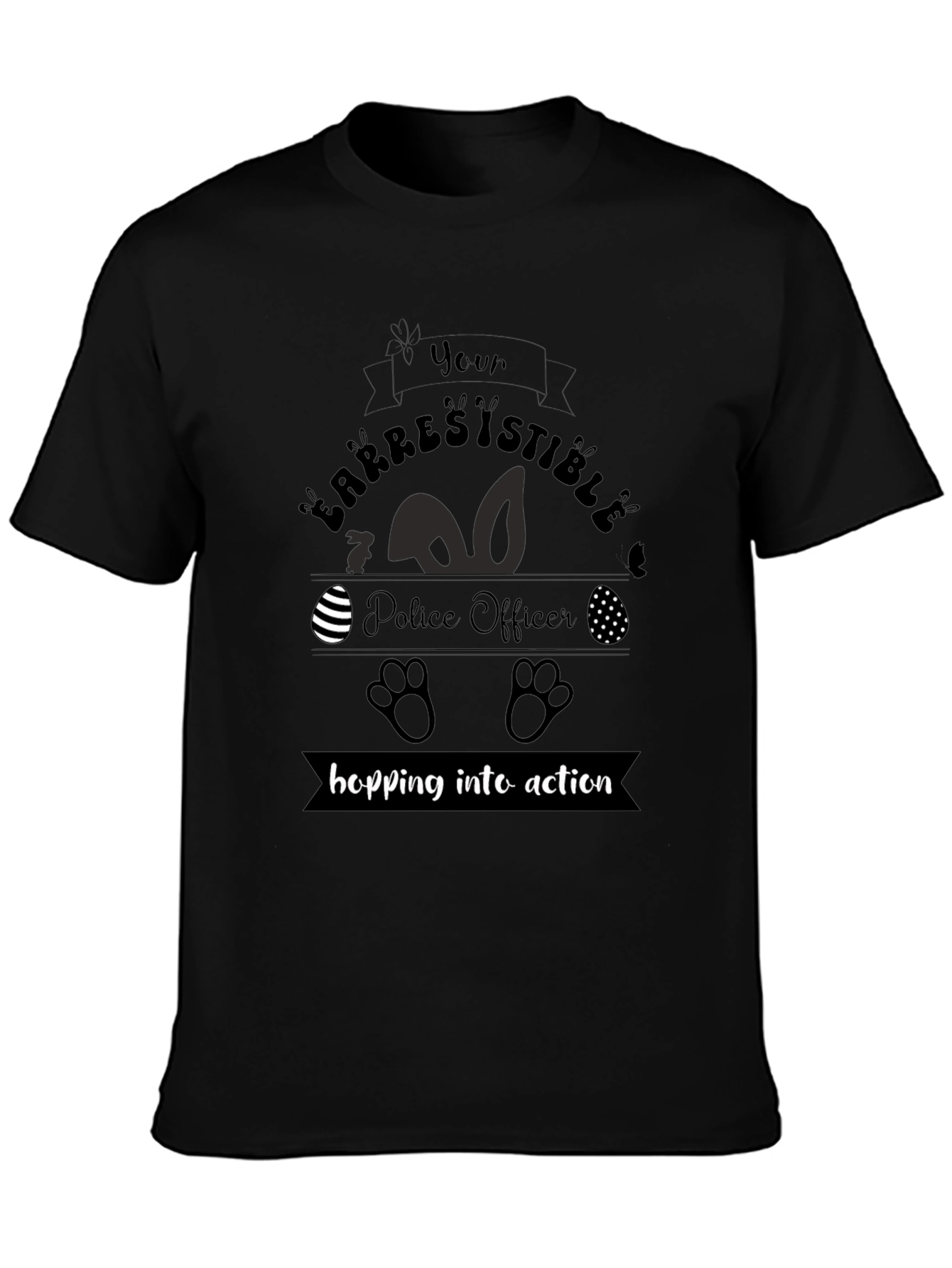 Arrestingly Cute Police Officer Easter T-Shirt
