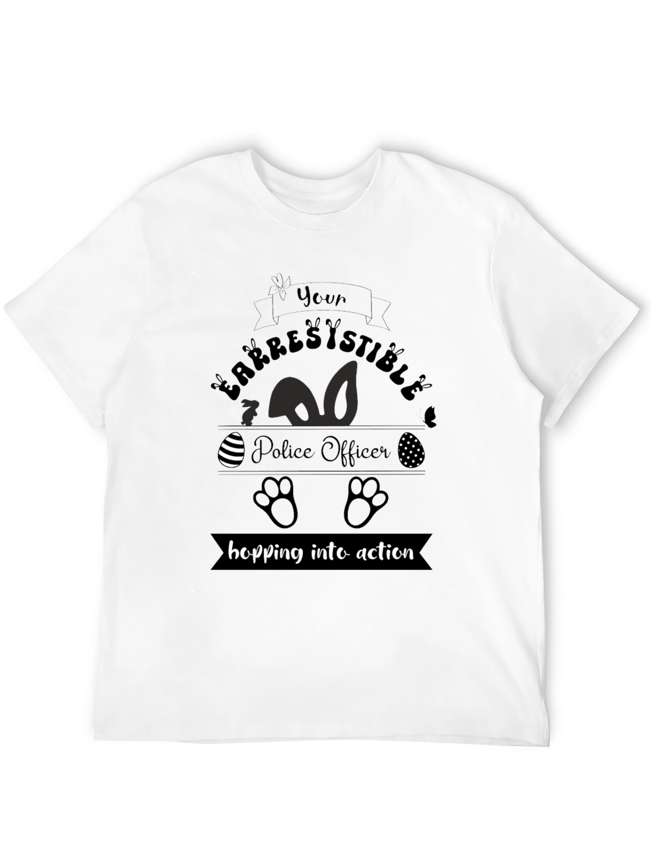 Arrestingly Cute Police Officer Easter T-Shirt
