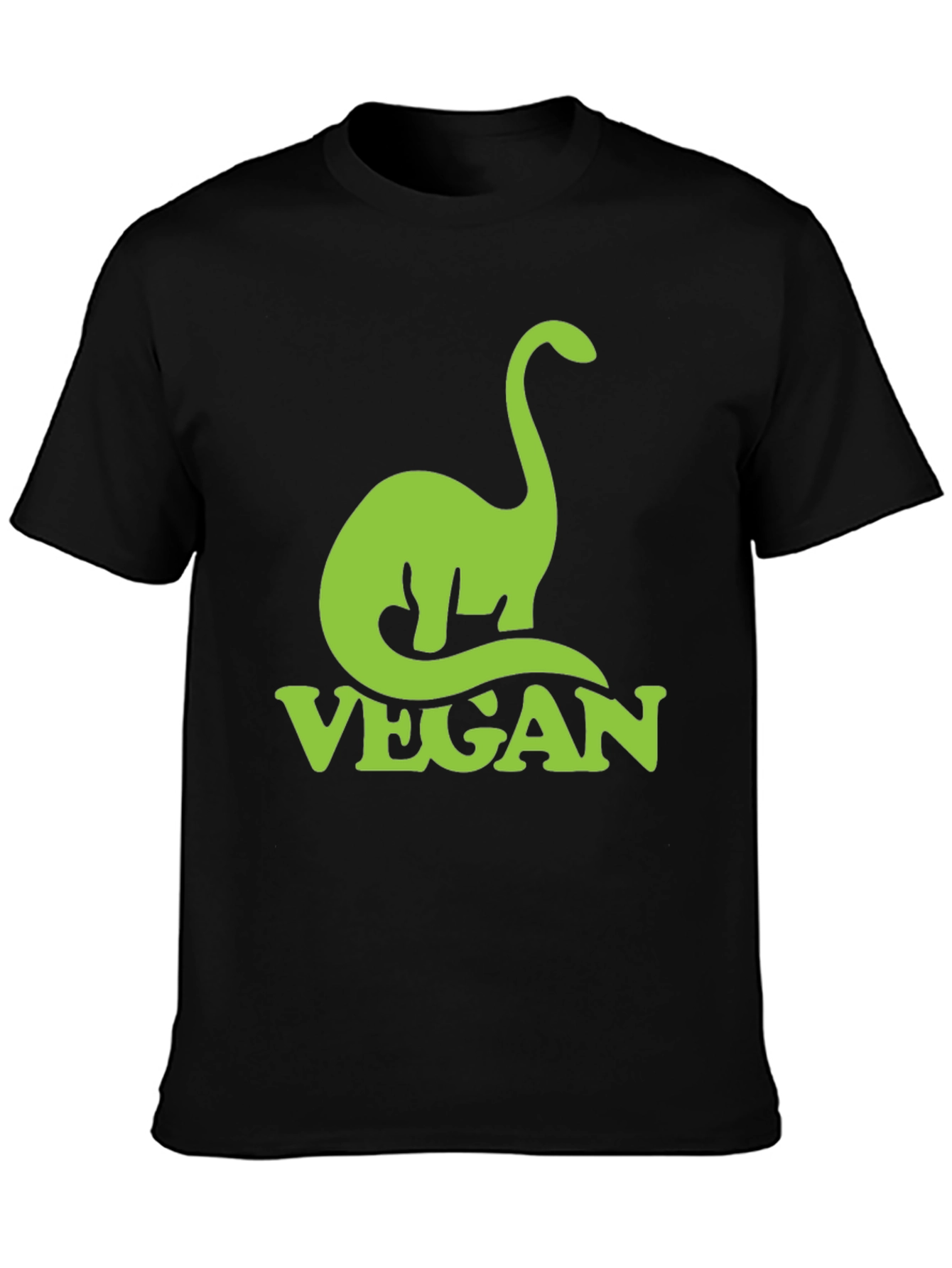 Vegan Dinosaur T-Shirt - Green Graphic Tee