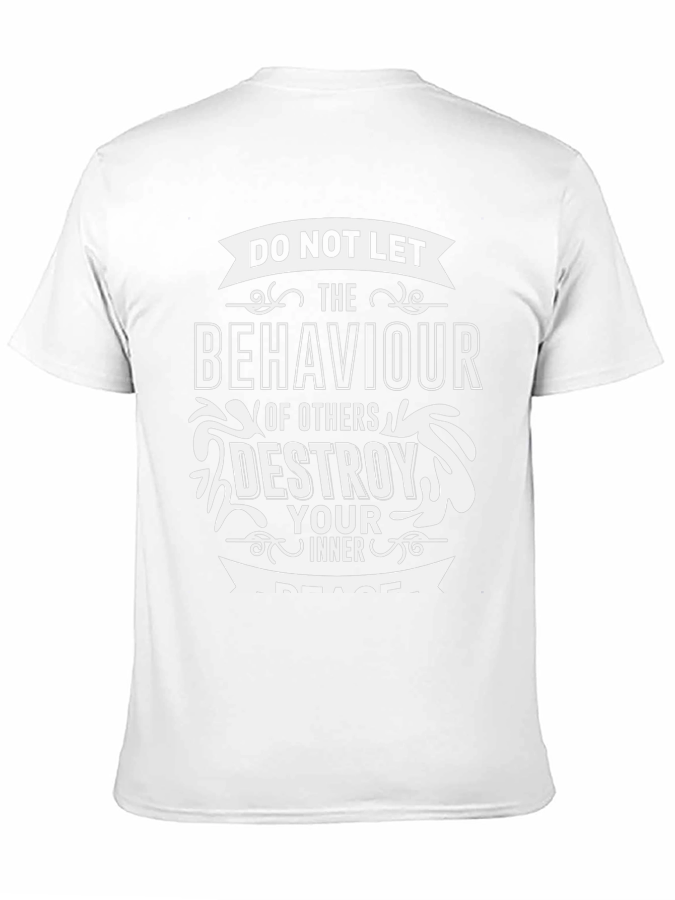 Inspirational Inner Peace Black T-Shirt