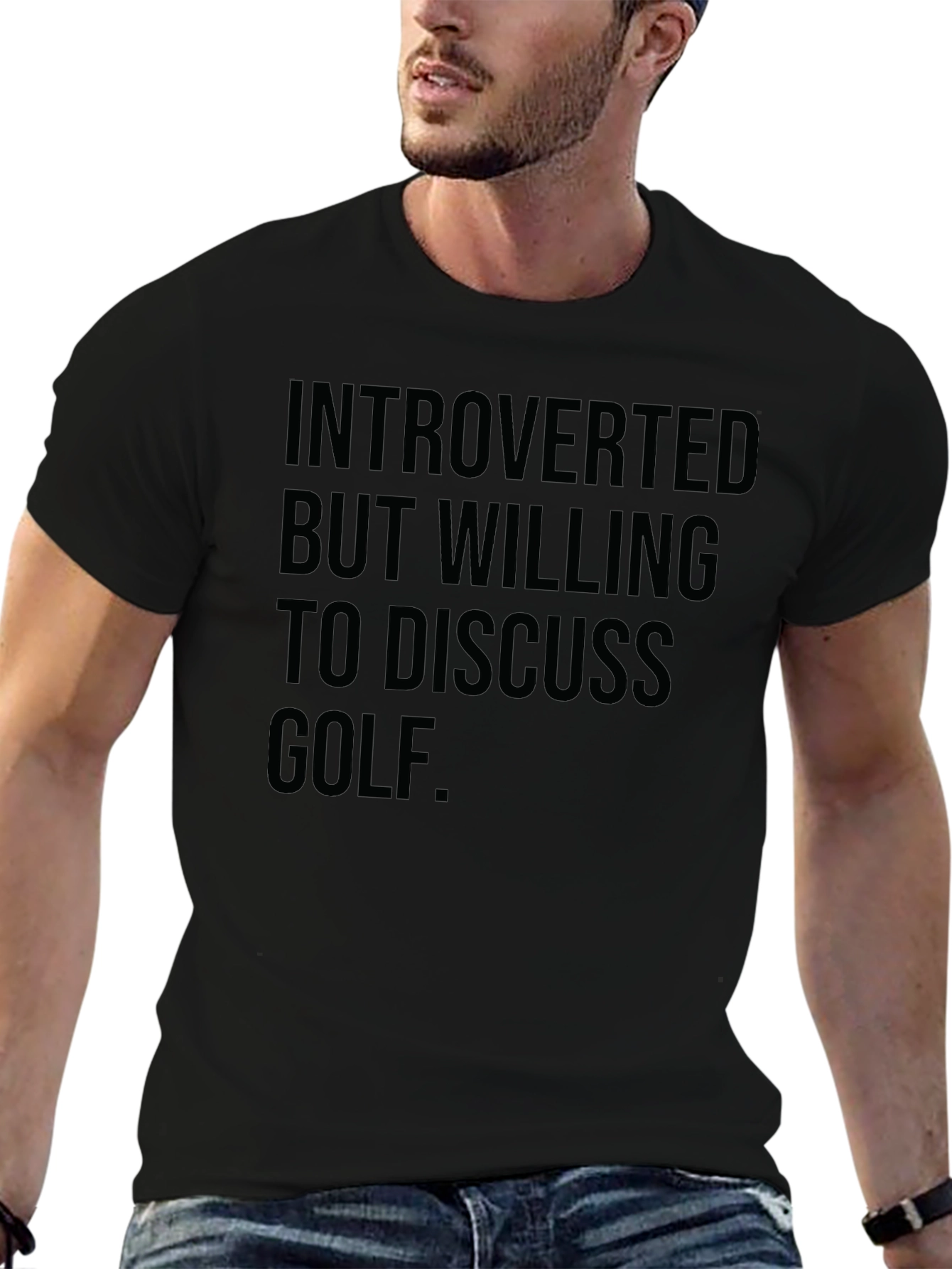 Introverted Golf Enthusiast T-Shirt