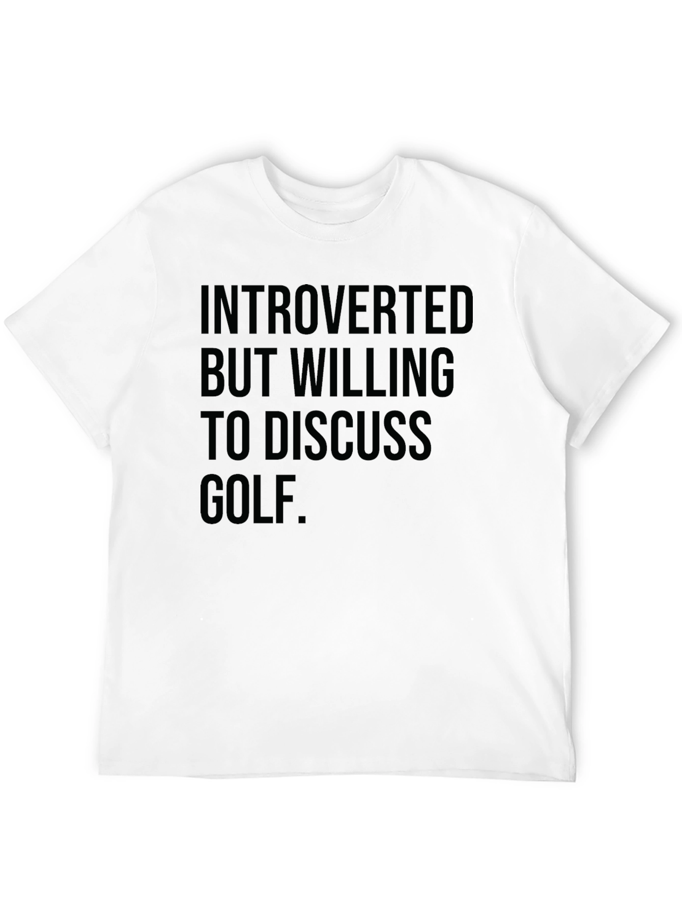 Introverted Golf Enthusiast T-Shirt