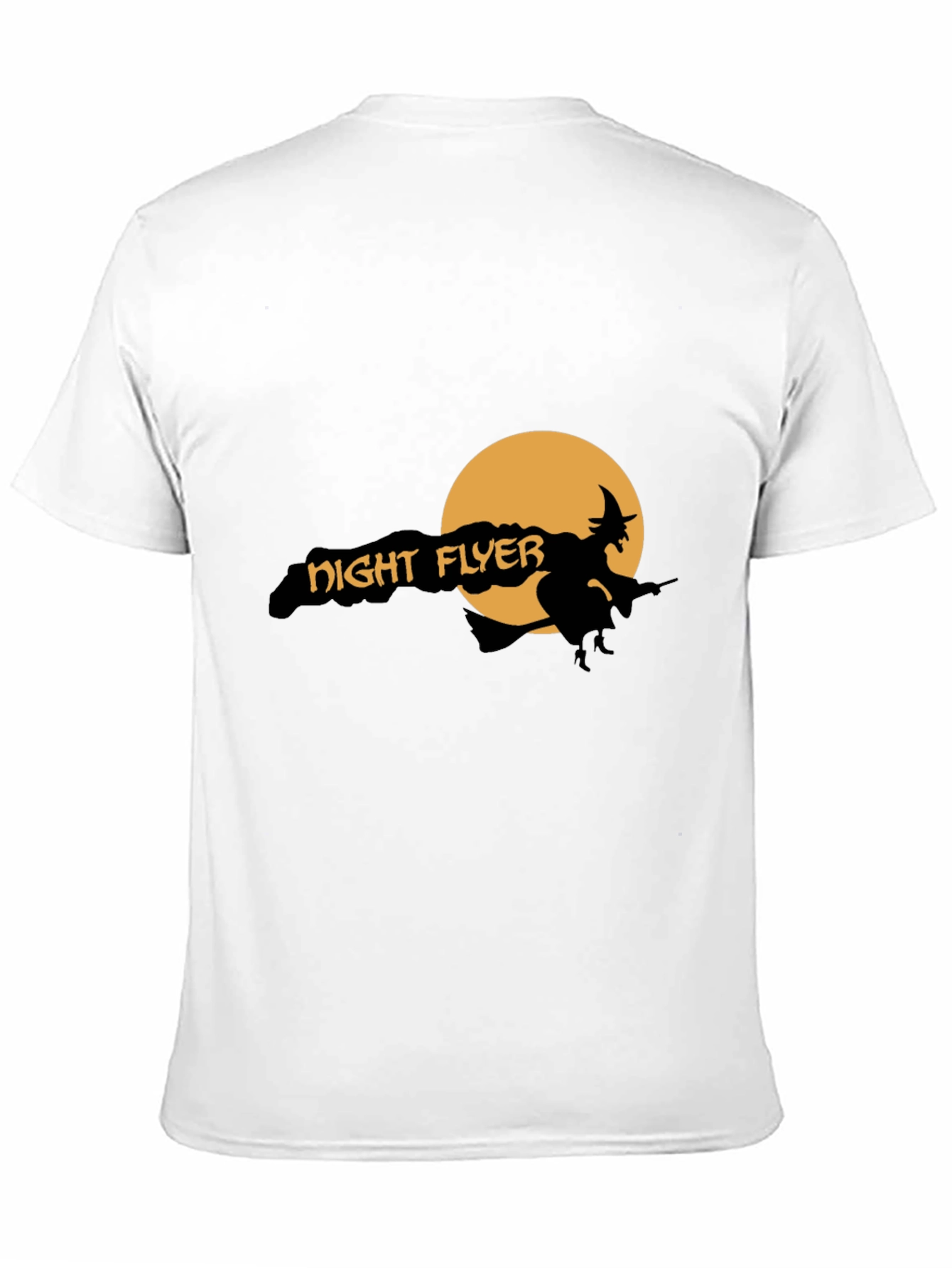 Night Flyer Graphic Tee - Halloween Witch Shirt