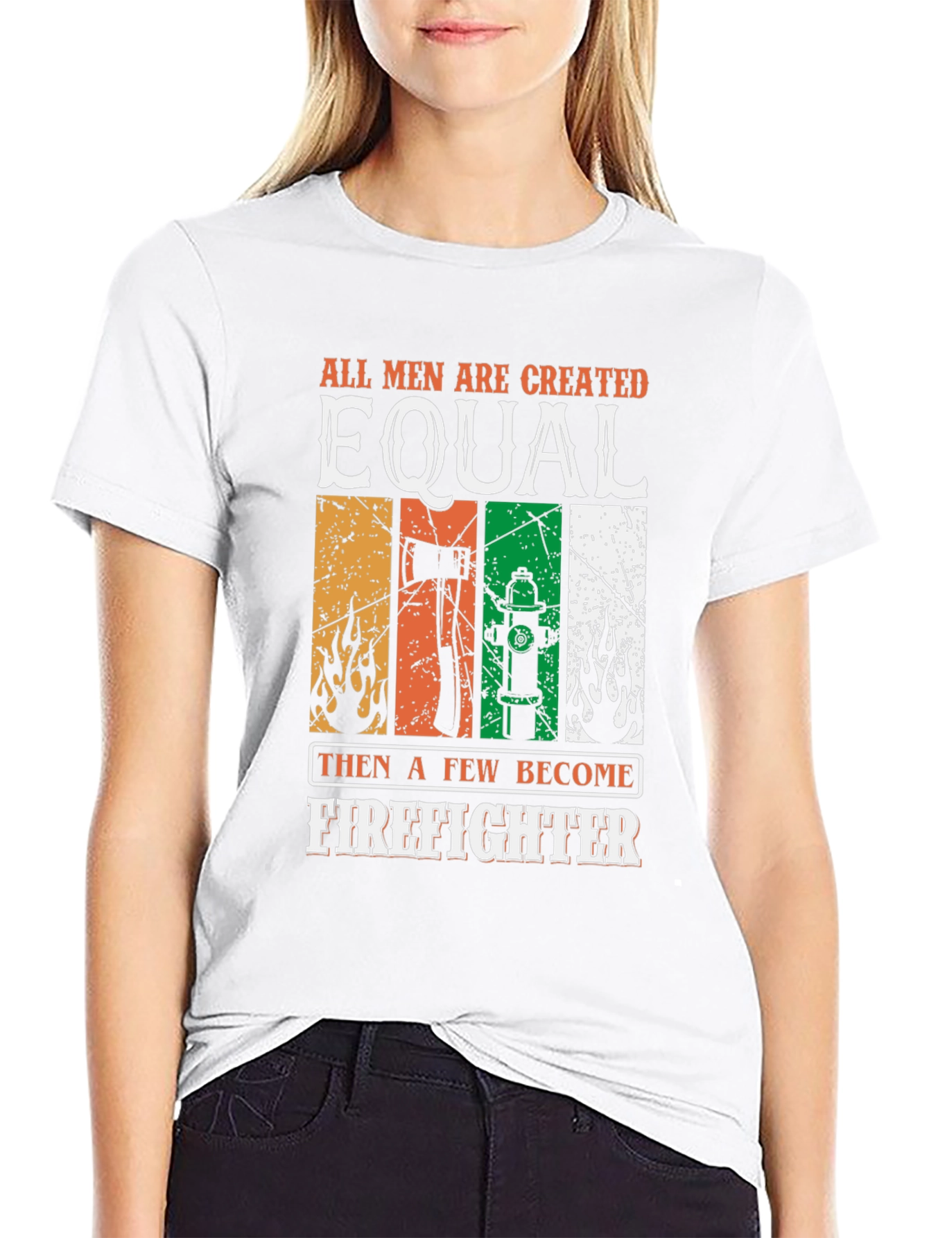 Firefighter Graphic Tee - Mens Black T-Shirt