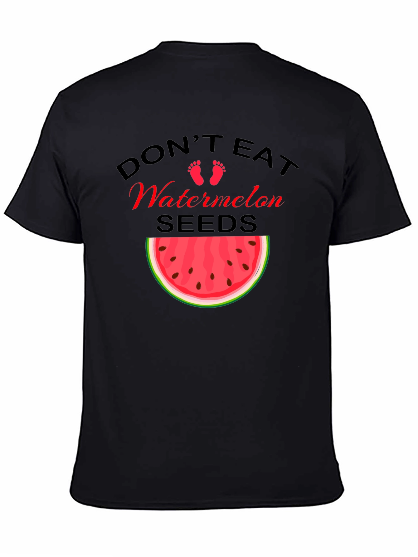 Funny Pregnancy Watermelon Seeds T-Shirt