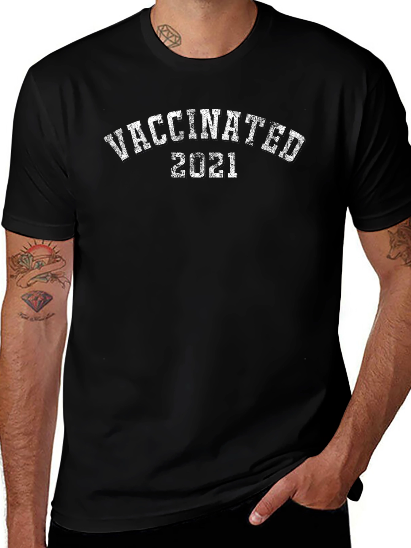 Vaccinated 2021 Graphic T-Shirt