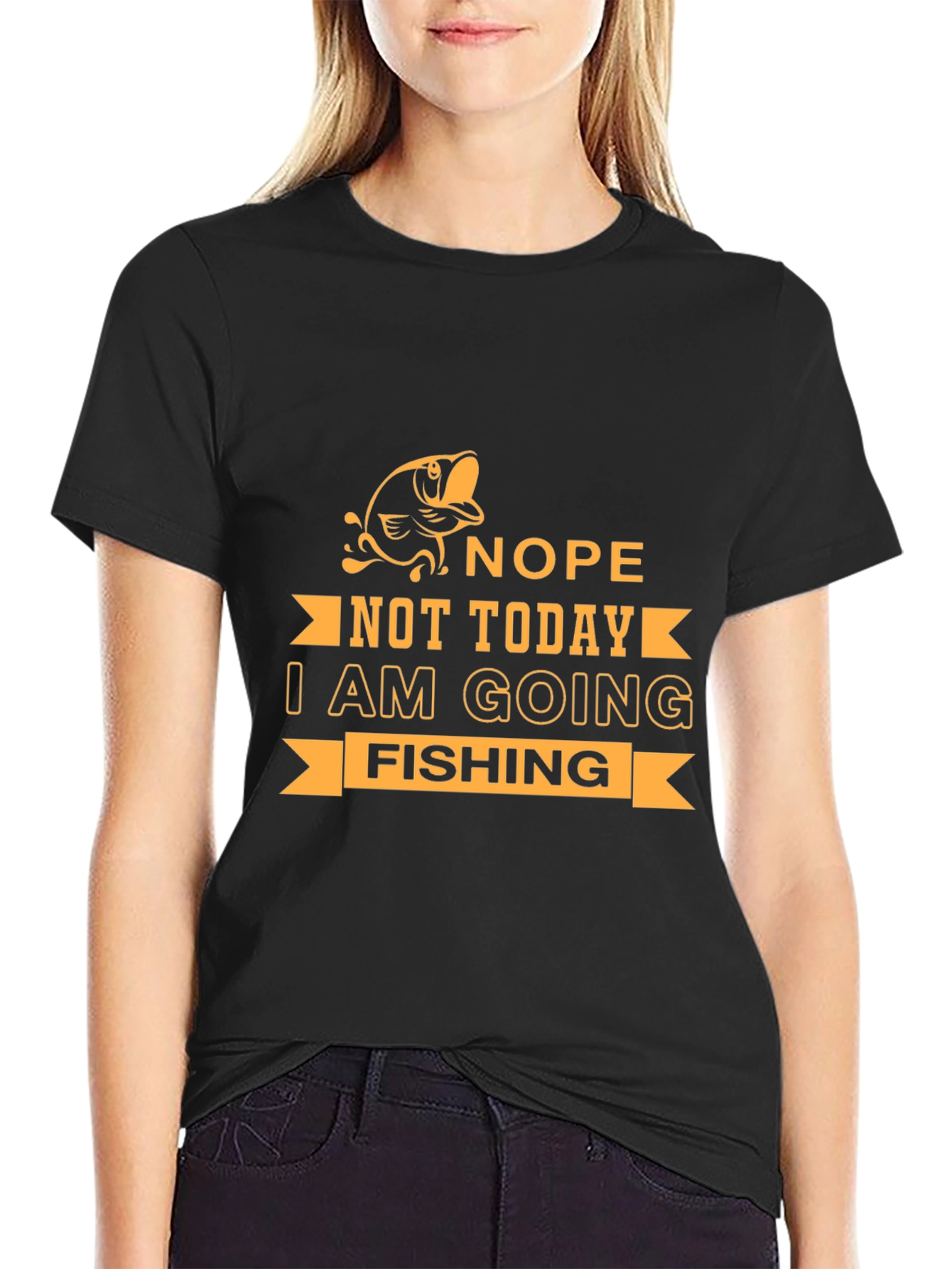 Funny Fishing T-Shirt - Nope Not Today