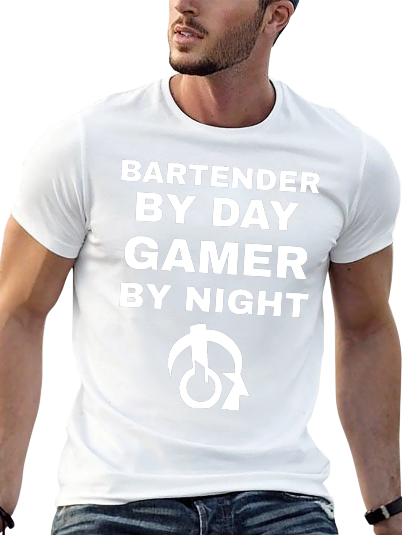Bartender by Day Gamer by Night T-Shirt