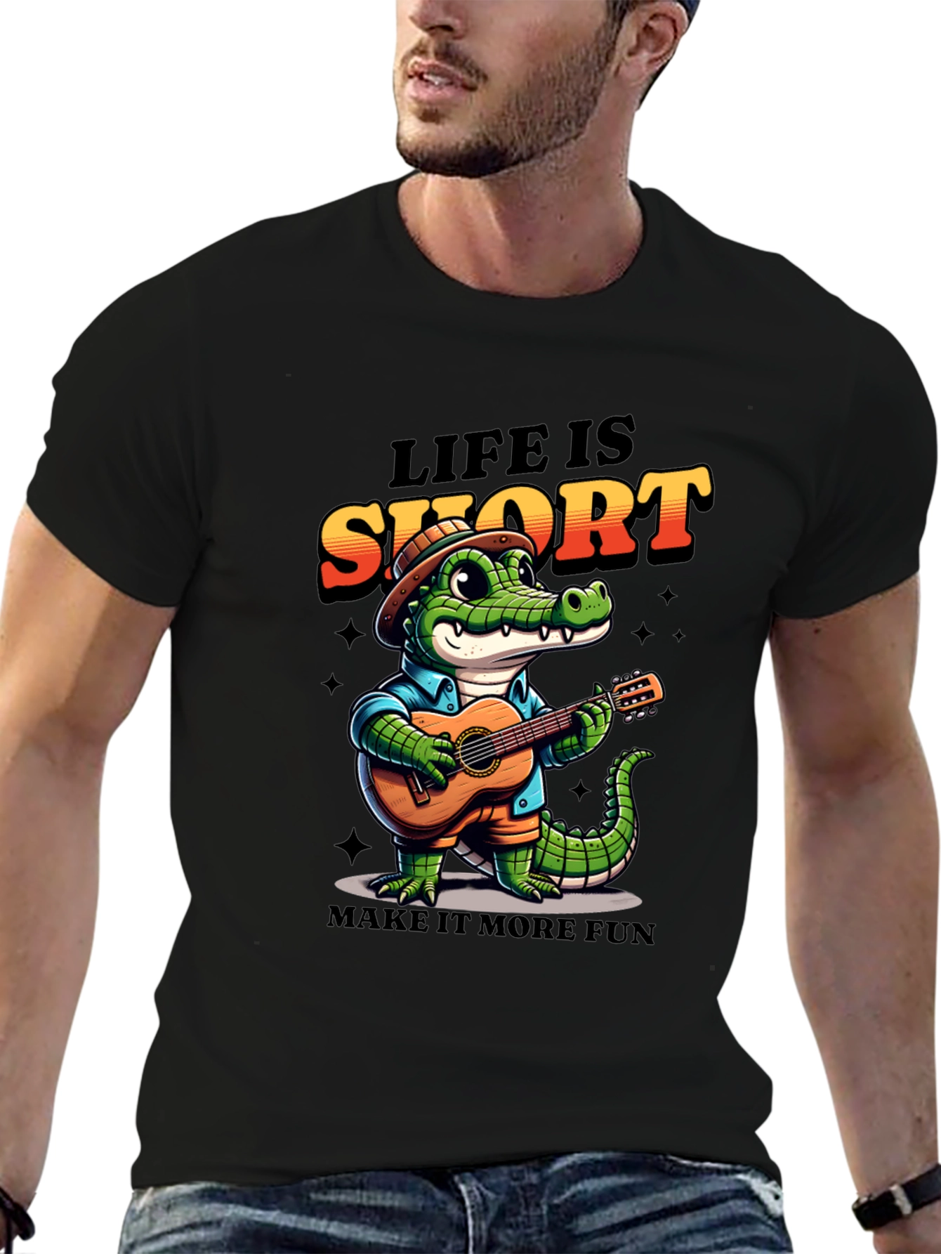 Life is Short Crocodile T-Shirt