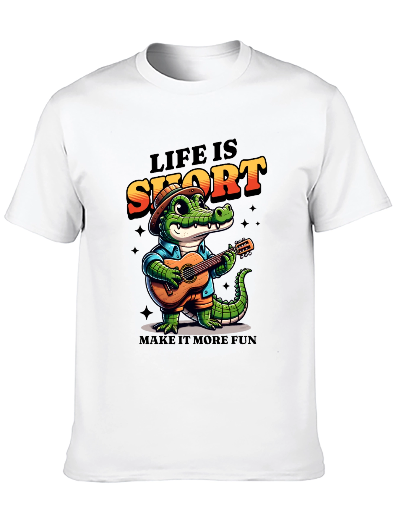 Life is Short Crocodile T-Shirt