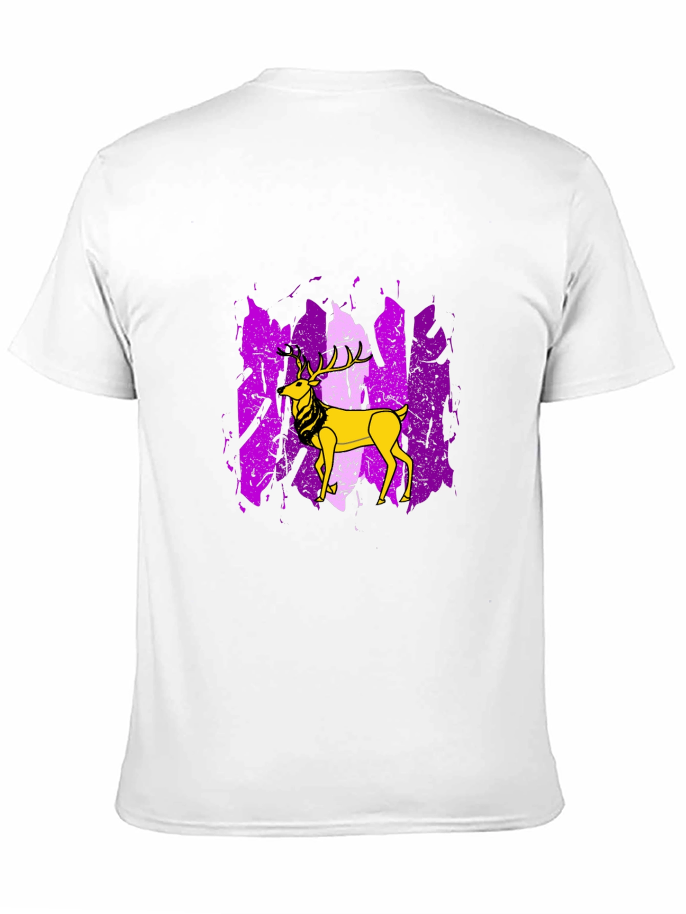 Deer Graphic Tee - Mens Black T-Shirt