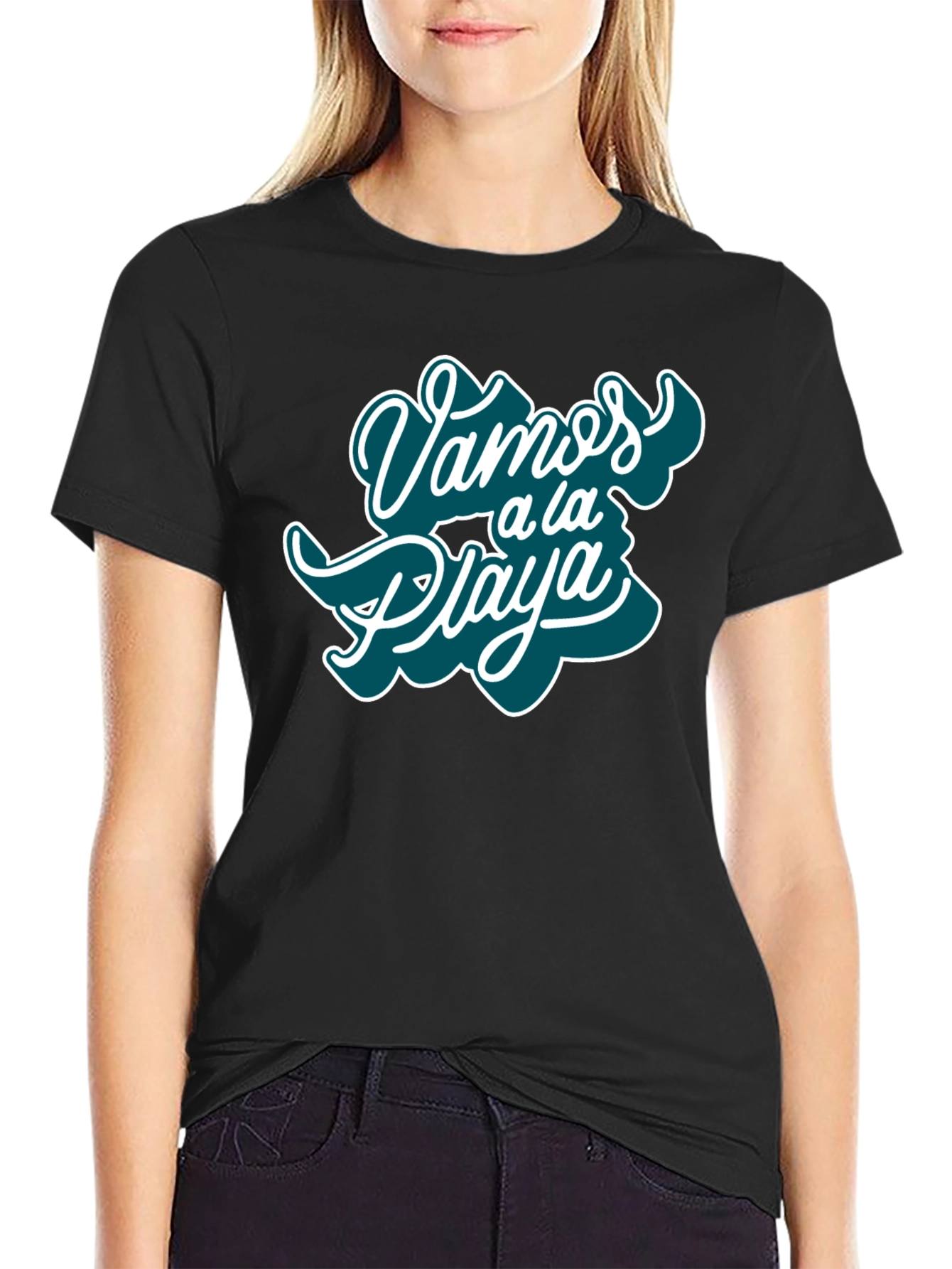 Vamos a la Playa T-Shirt - Stylish Vacation Tee