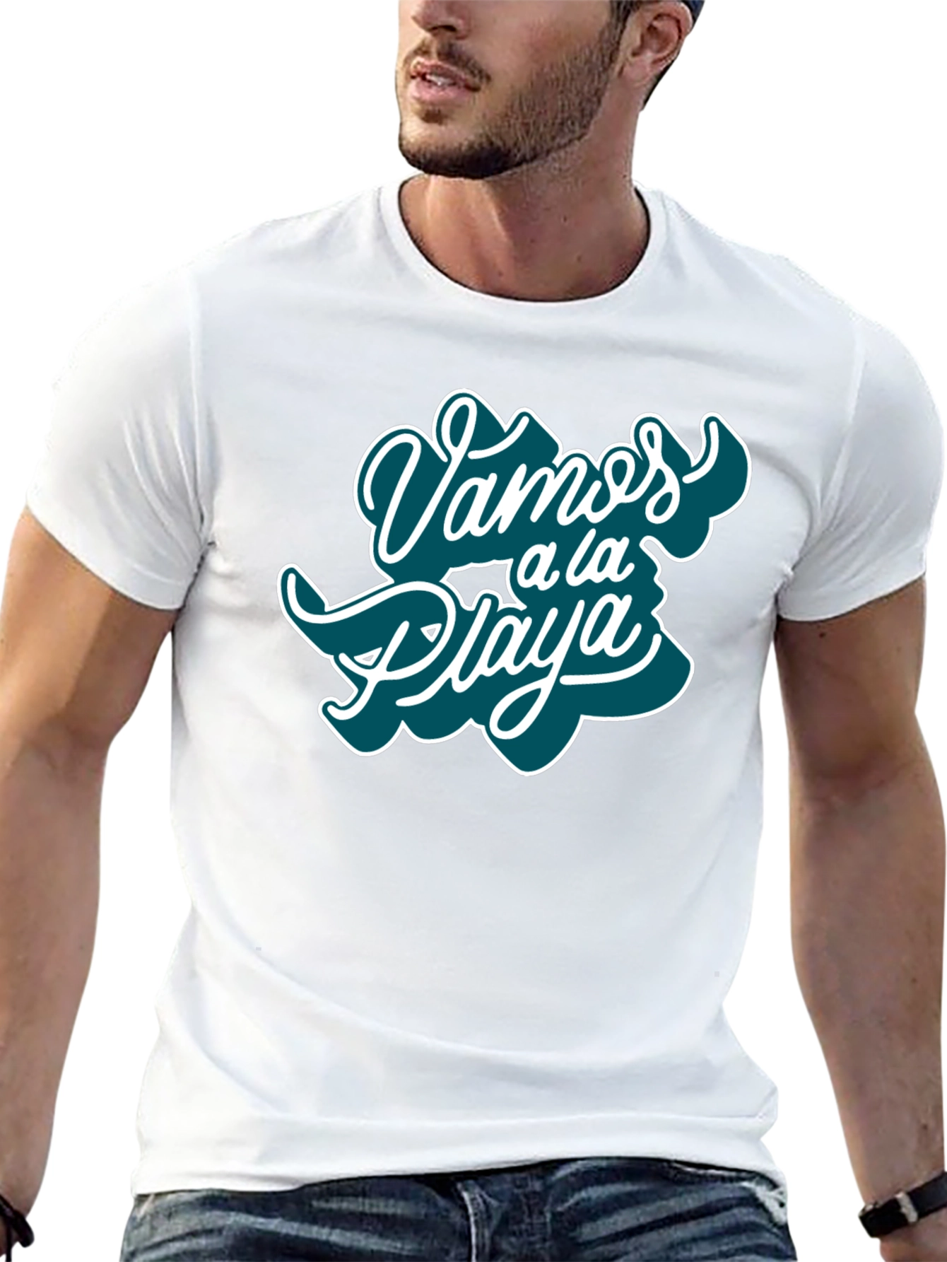 Vamos a la Playa T-Shirt - Stylish Vacation Tee