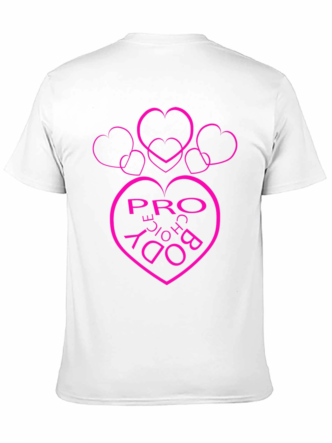 Pro Choice Body Heart Graphic Tee - Black