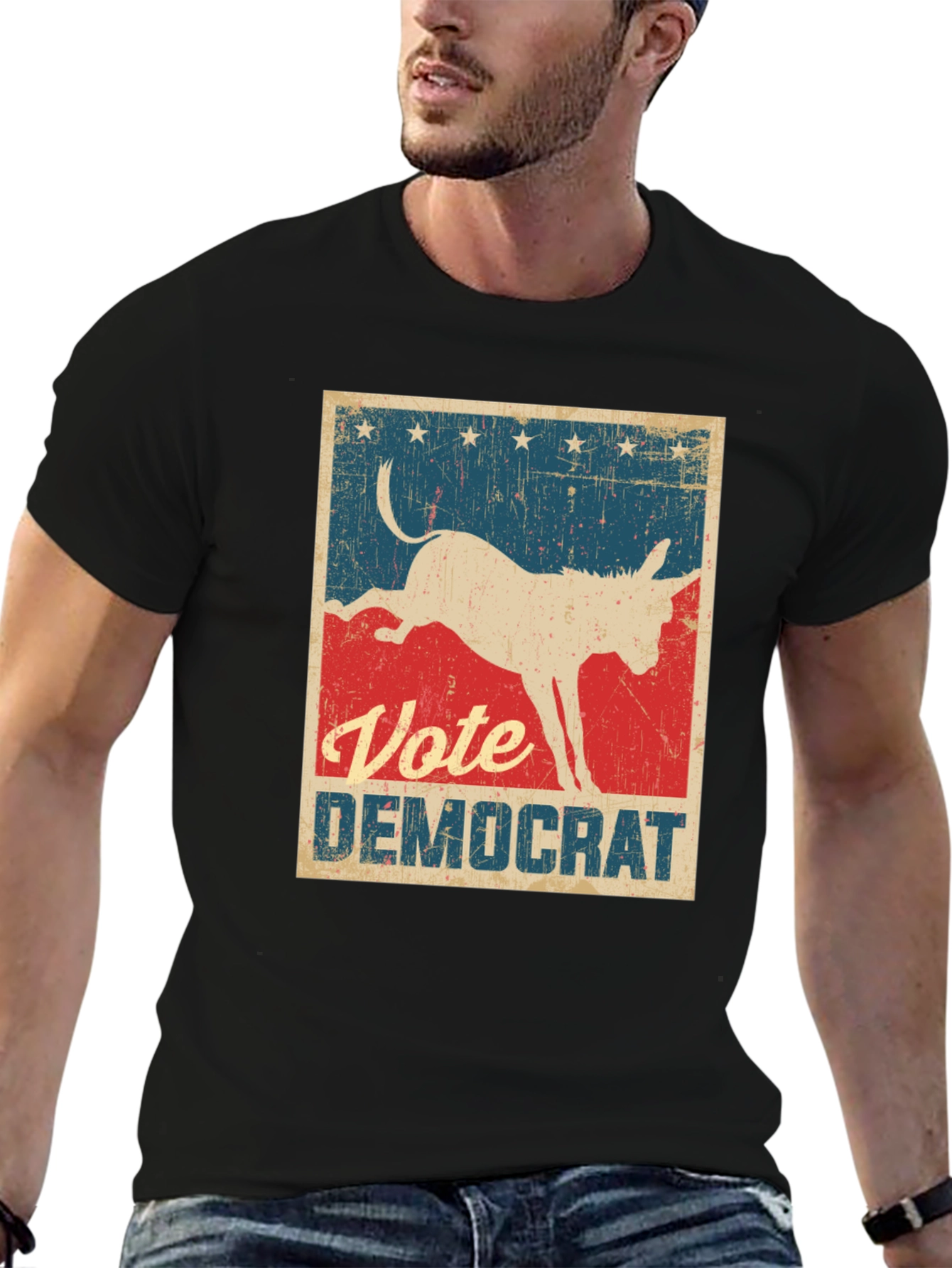 Vote Democrat Donkey T-Shirt