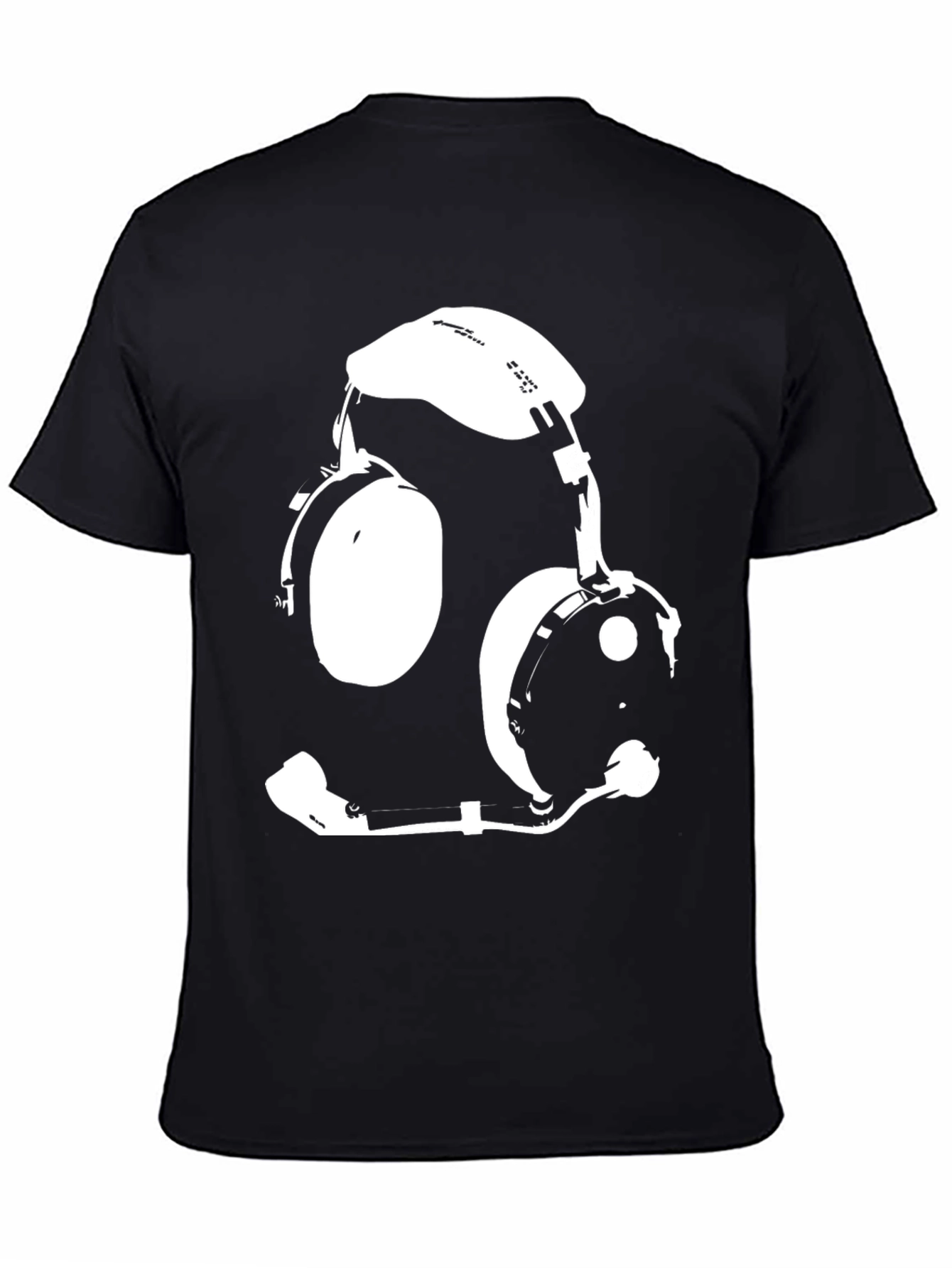 Pilot Headset Graphic Tee - Aviation Enthusiast Shirt