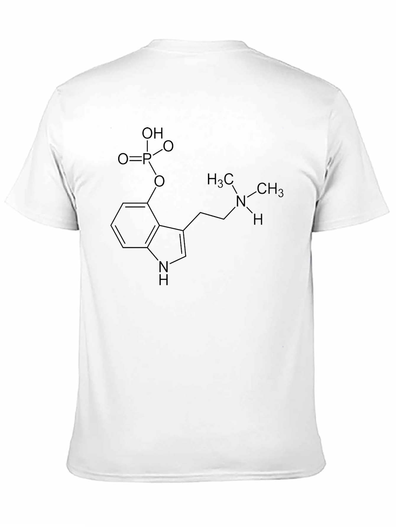 Molecular Structure Graphic Tee - Black Unisex Shirt