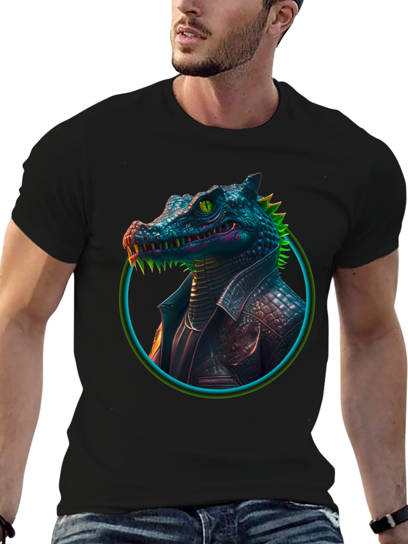 Cool Crocodile T-Shirt - Reptile Graphic Tee
