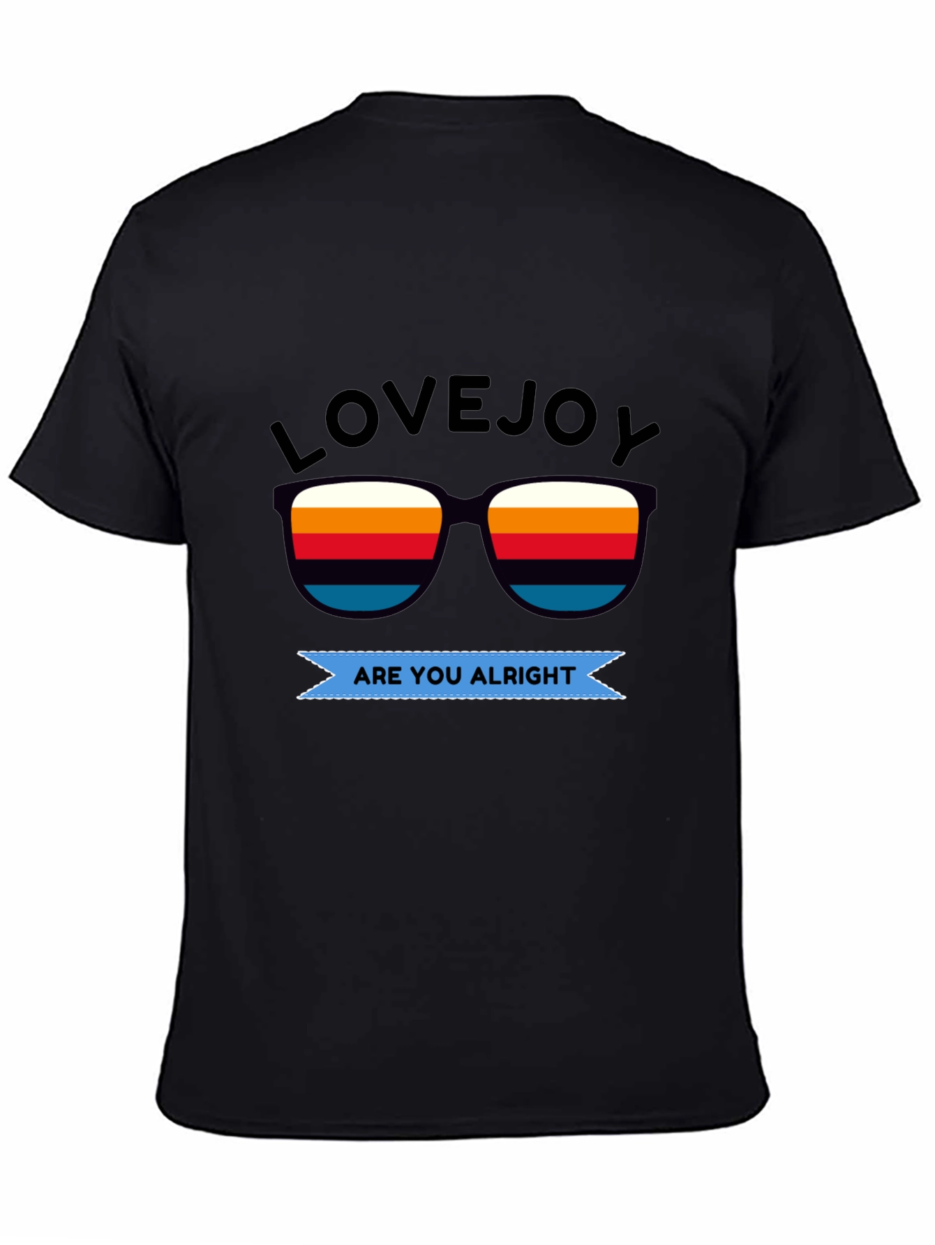 Lovejoy Are You Alright Black T-Shirt