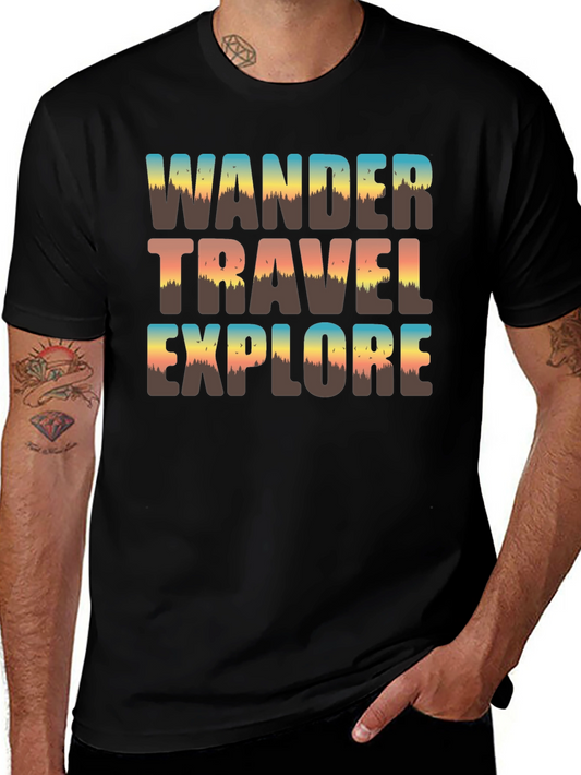 Wander Travel Explore Graphic Tee