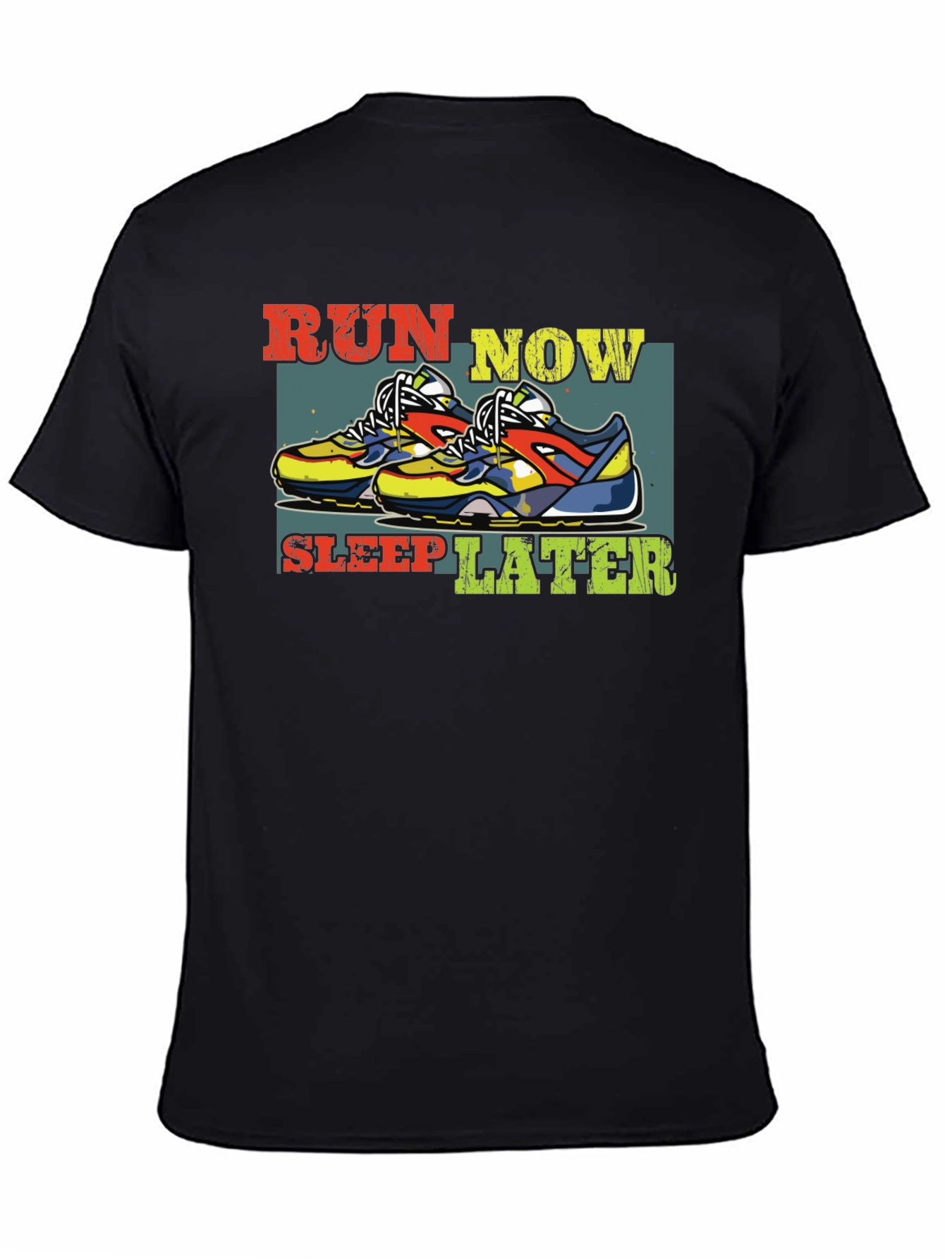 Run Now Sleep Later Graphic Tee