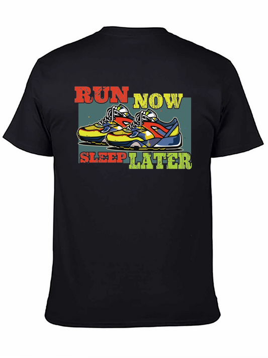 Run Now Sleep Later Graphic Tee