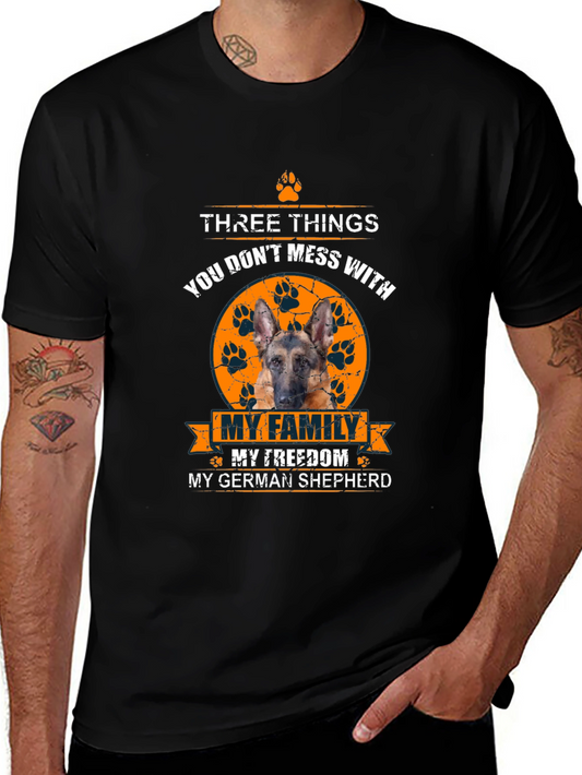 Three Things German Shepherd T-Shirt