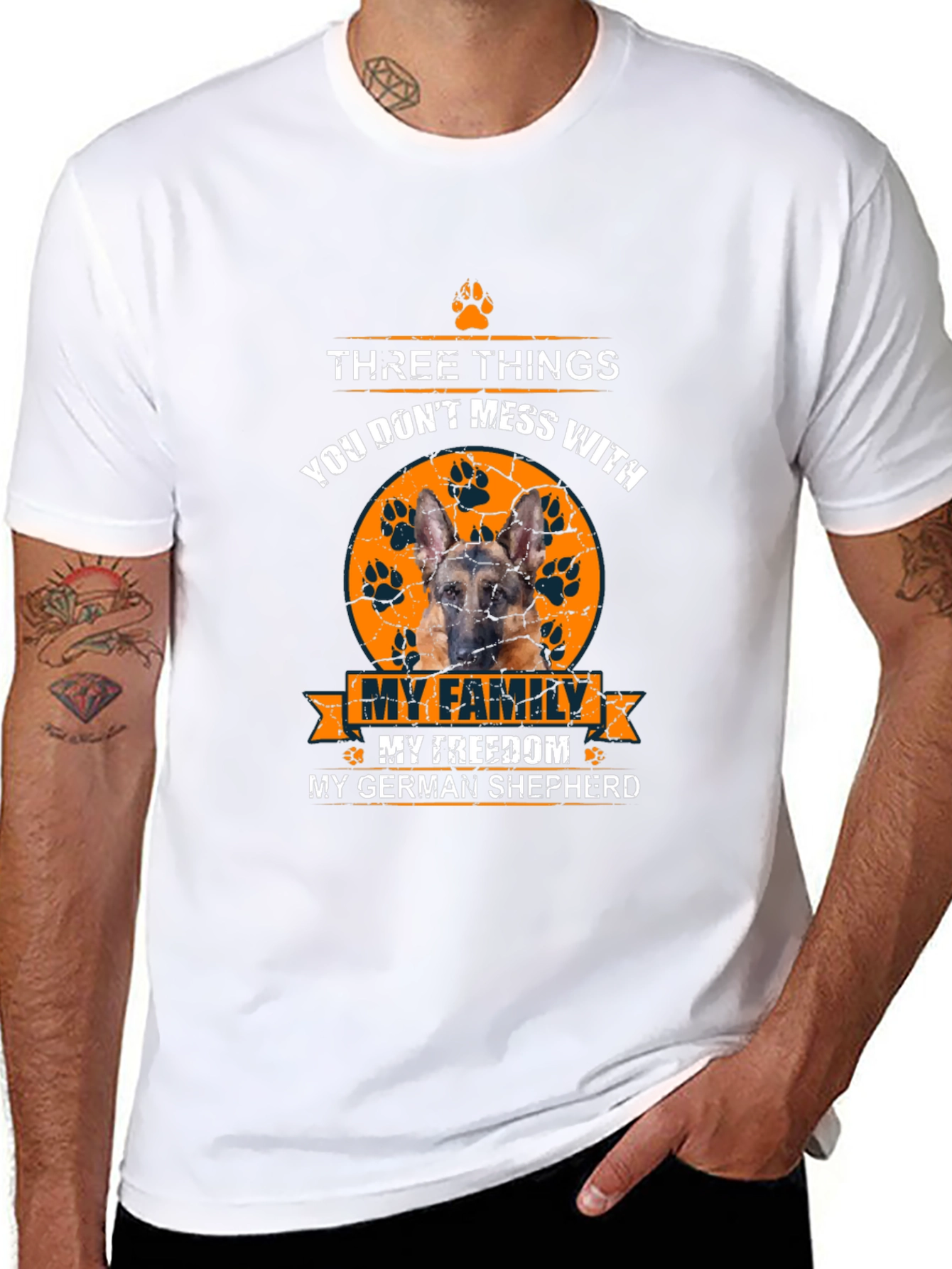 Three Things German Shepherd T-Shirt