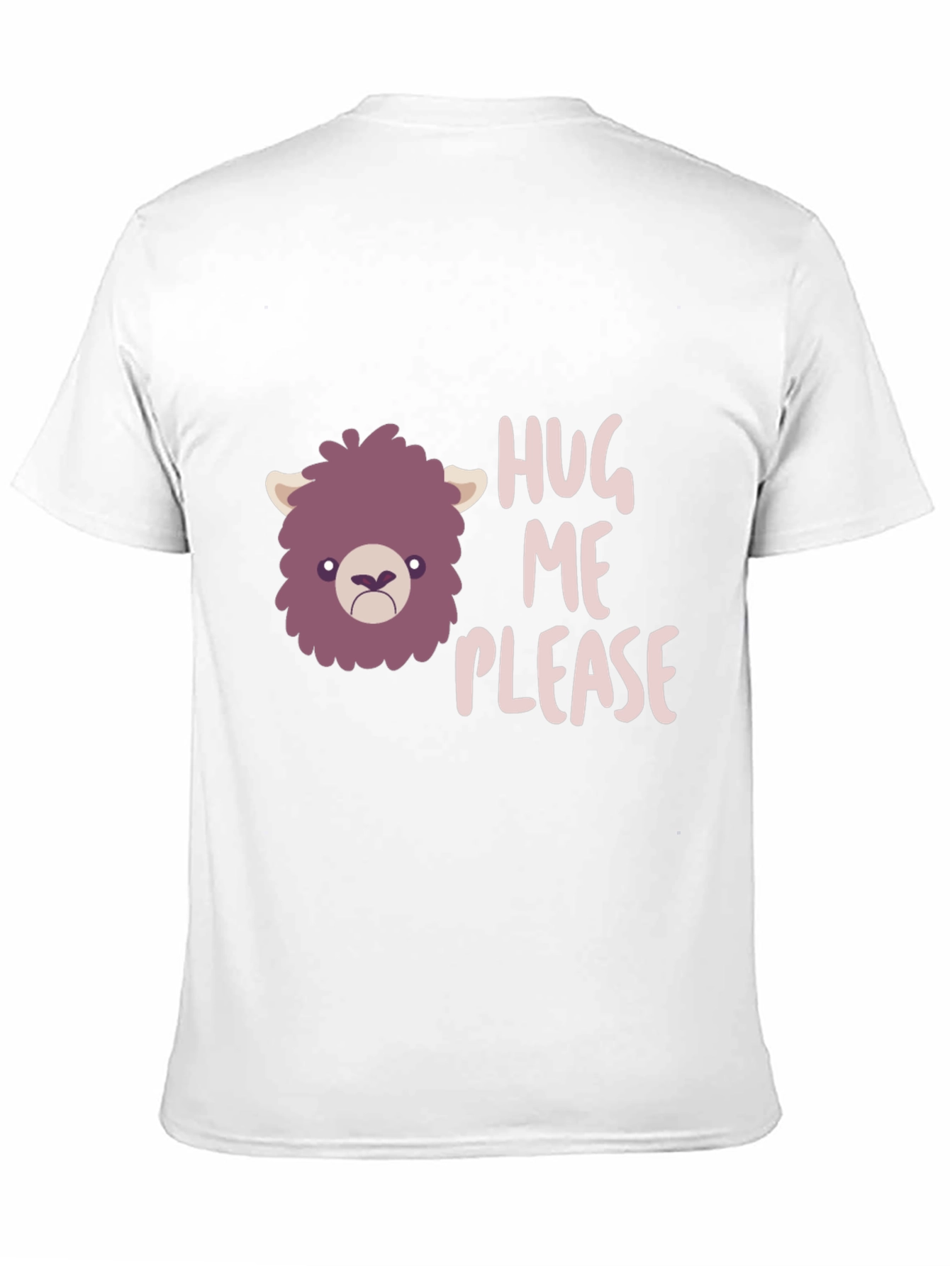 Hug Me Please Graphic Tee - Funny Llama T-Shirt