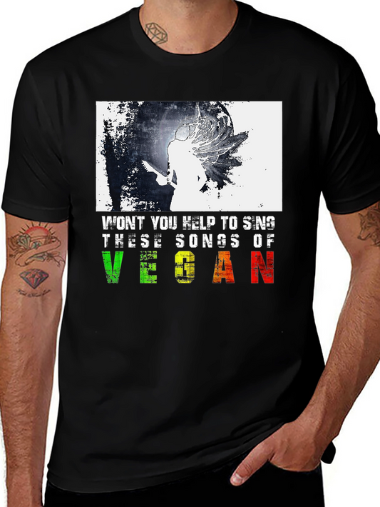 Vegan Songs T-Shirt: Music & Animal Lovers!