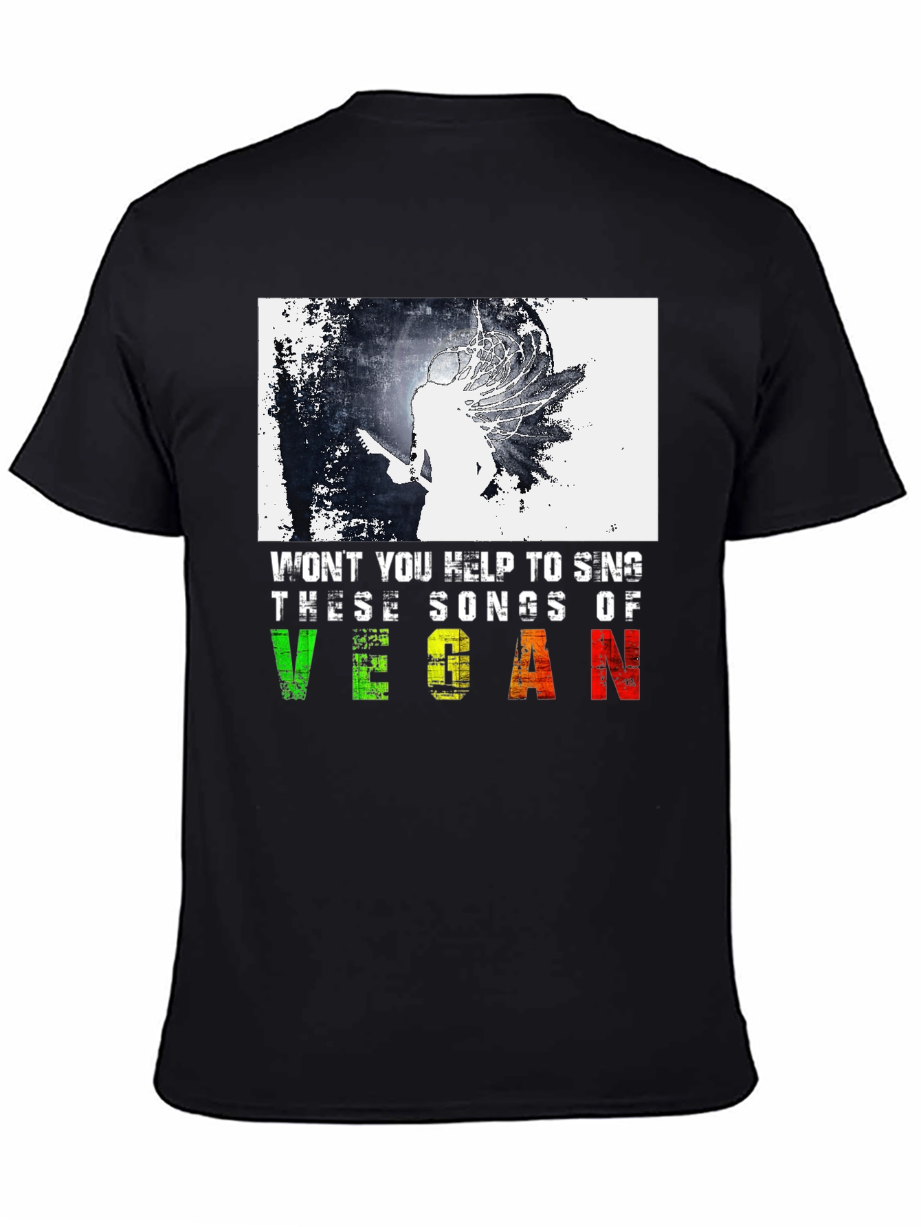 Vegan Songs T-Shirt: Music & Animal Lovers!