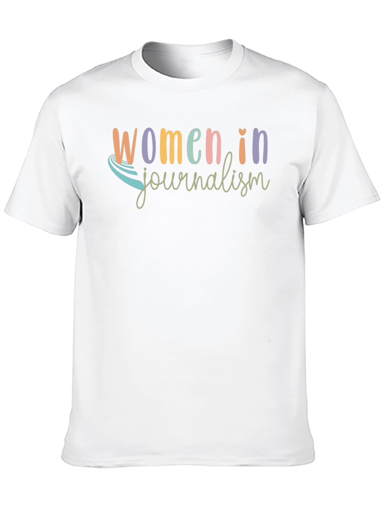 Women in Journalism Black T-Shirt