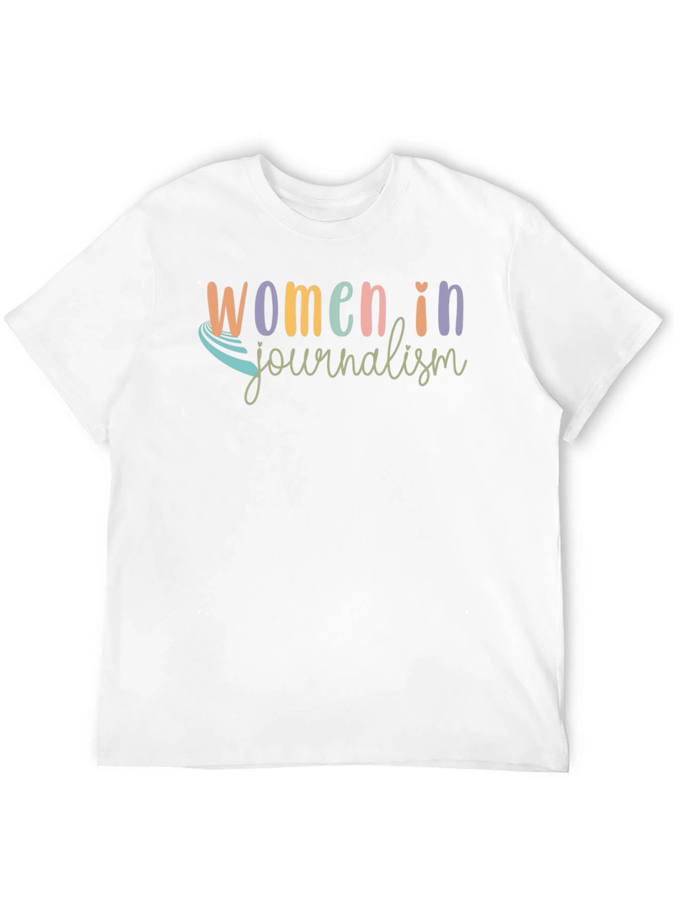 Women in Journalism Black T-Shirt