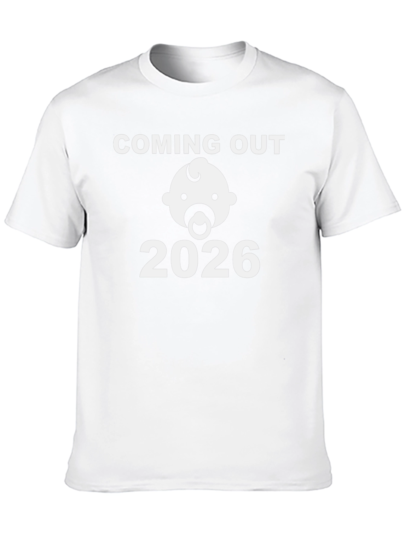 Coming Out 2026 Baby Announcement Tee