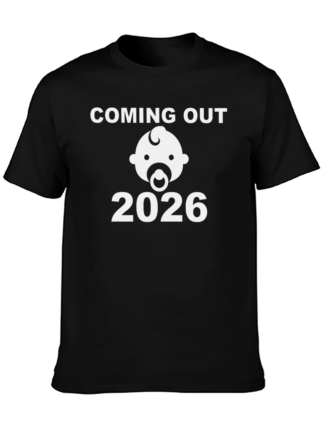 Coming Out 2026 Baby Announcement Tee