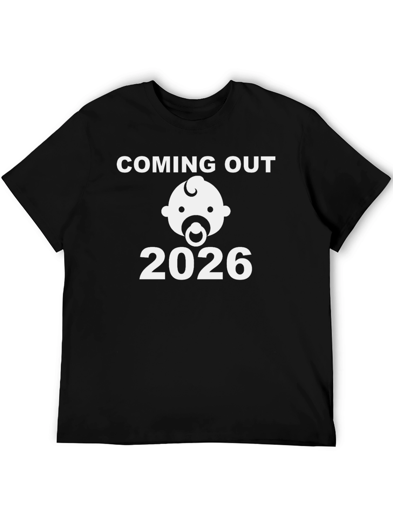 Coming Out 2026 Baby Announcement Tee
