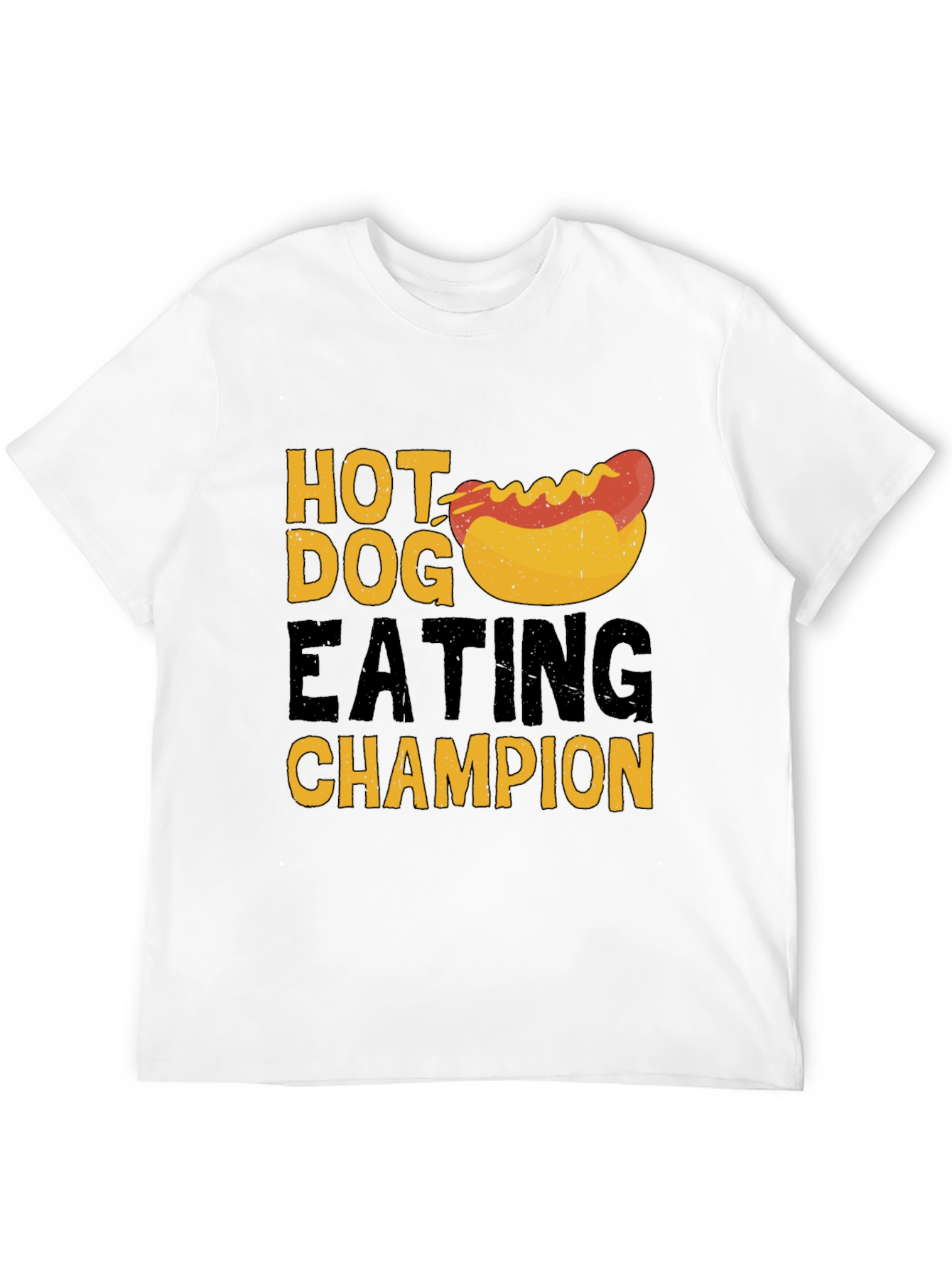 Hot Dog Eating Champion T-Shirt - Black
