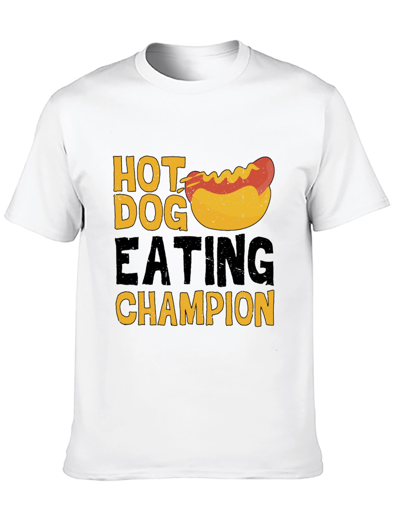 Hot Dog Eating Champion T-Shirt - Black