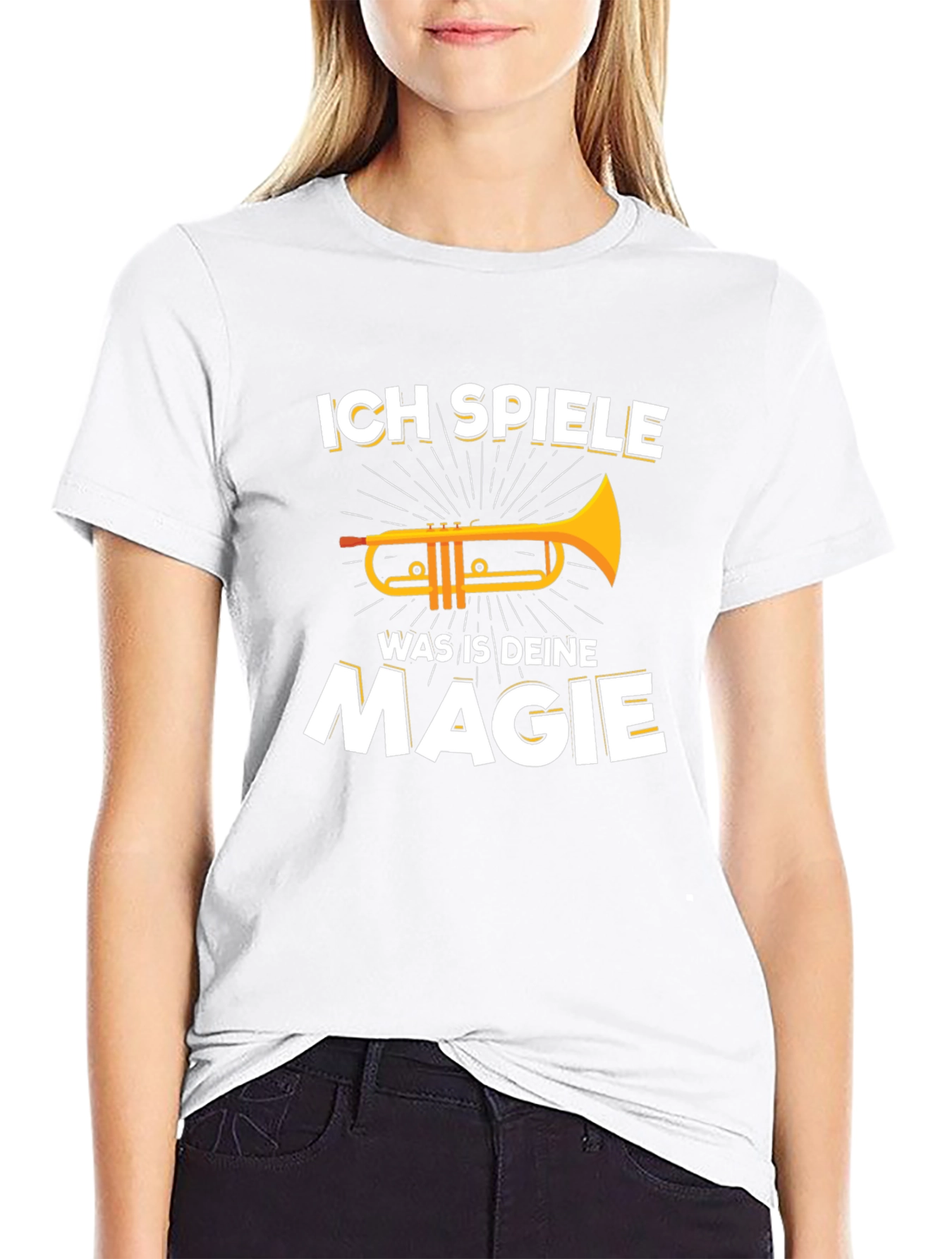Ich Spiele Was Ist Deine Magie Trumpet T-Shirt