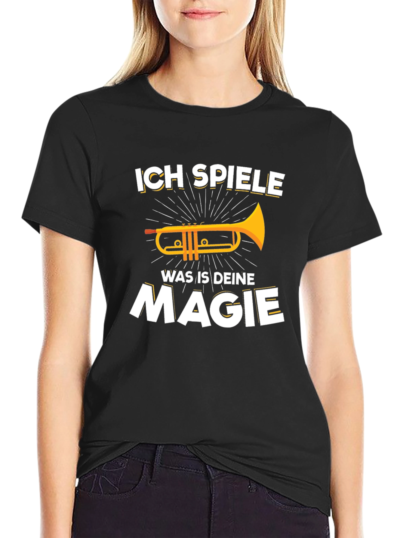 Ich Spiele Was Ist Deine Magie Trumpet T-Shirt