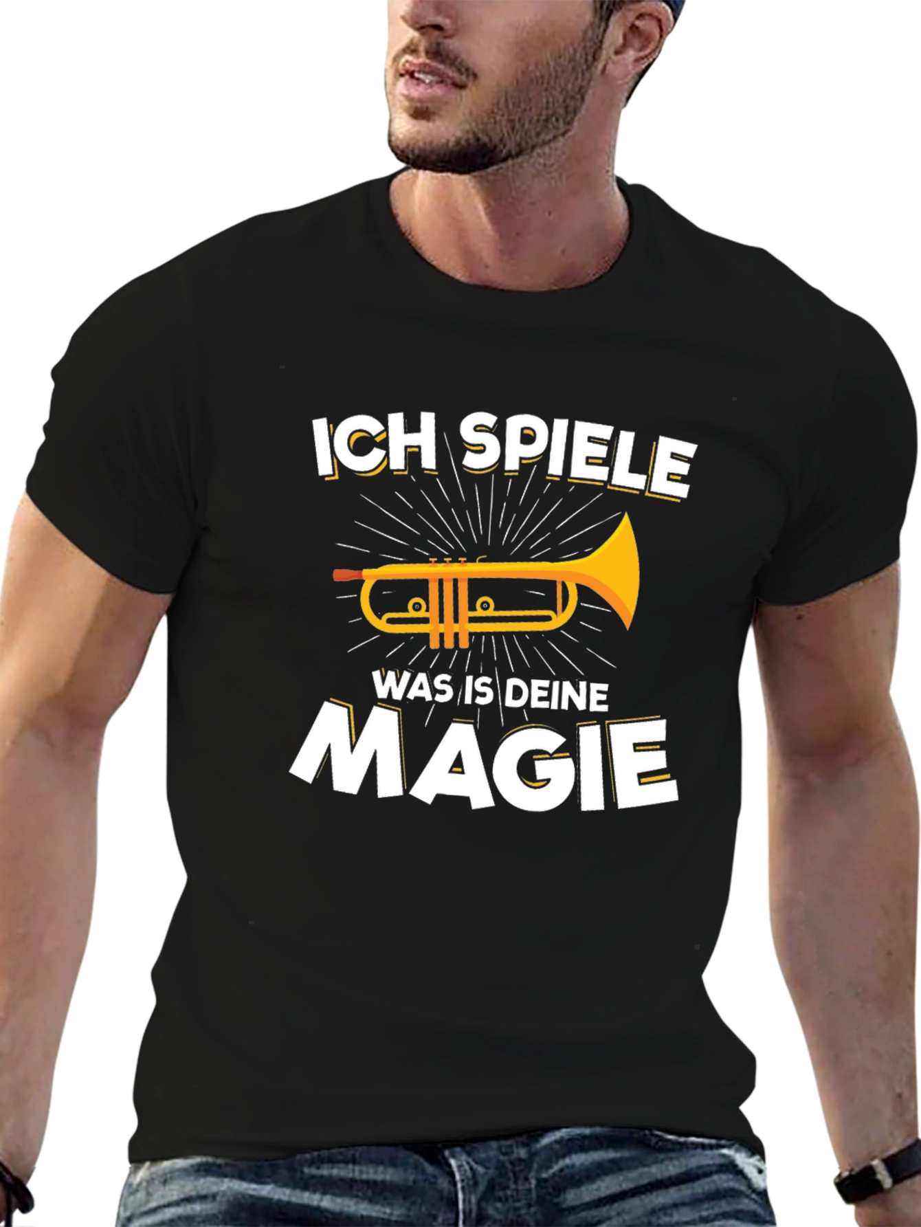 Ich Spiele Was Ist Deine Magie Trumpet T-Shirt
