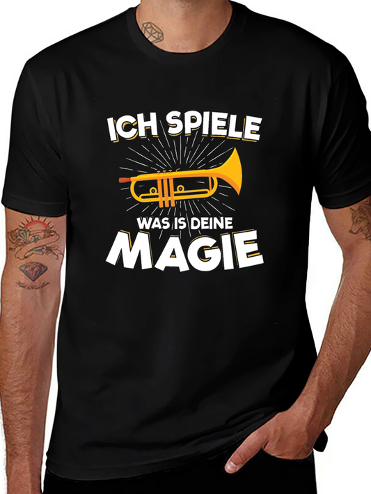Ich Spiele Was Ist Deine Magie Trumpet T-Shirt