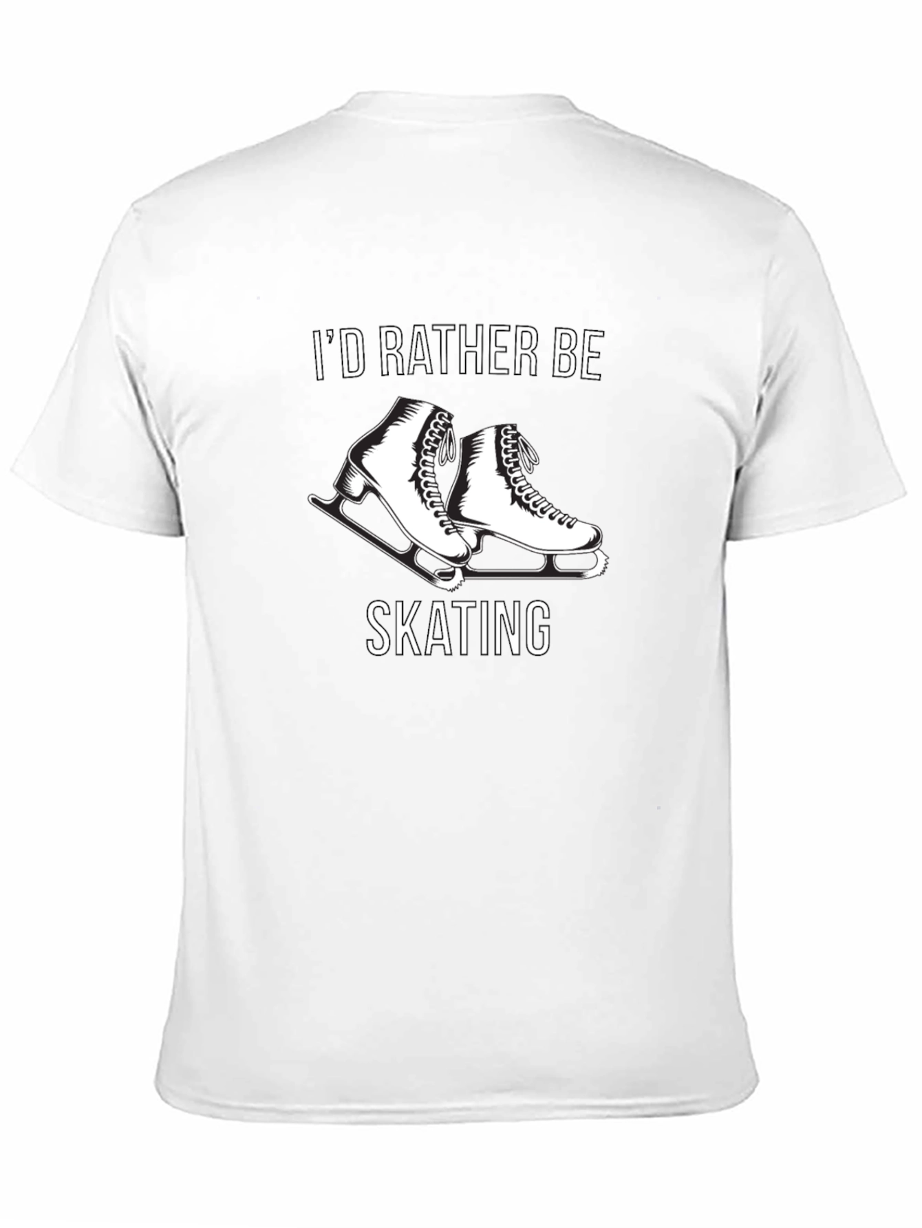 Id Rather Be Skating T-Shirt - Black