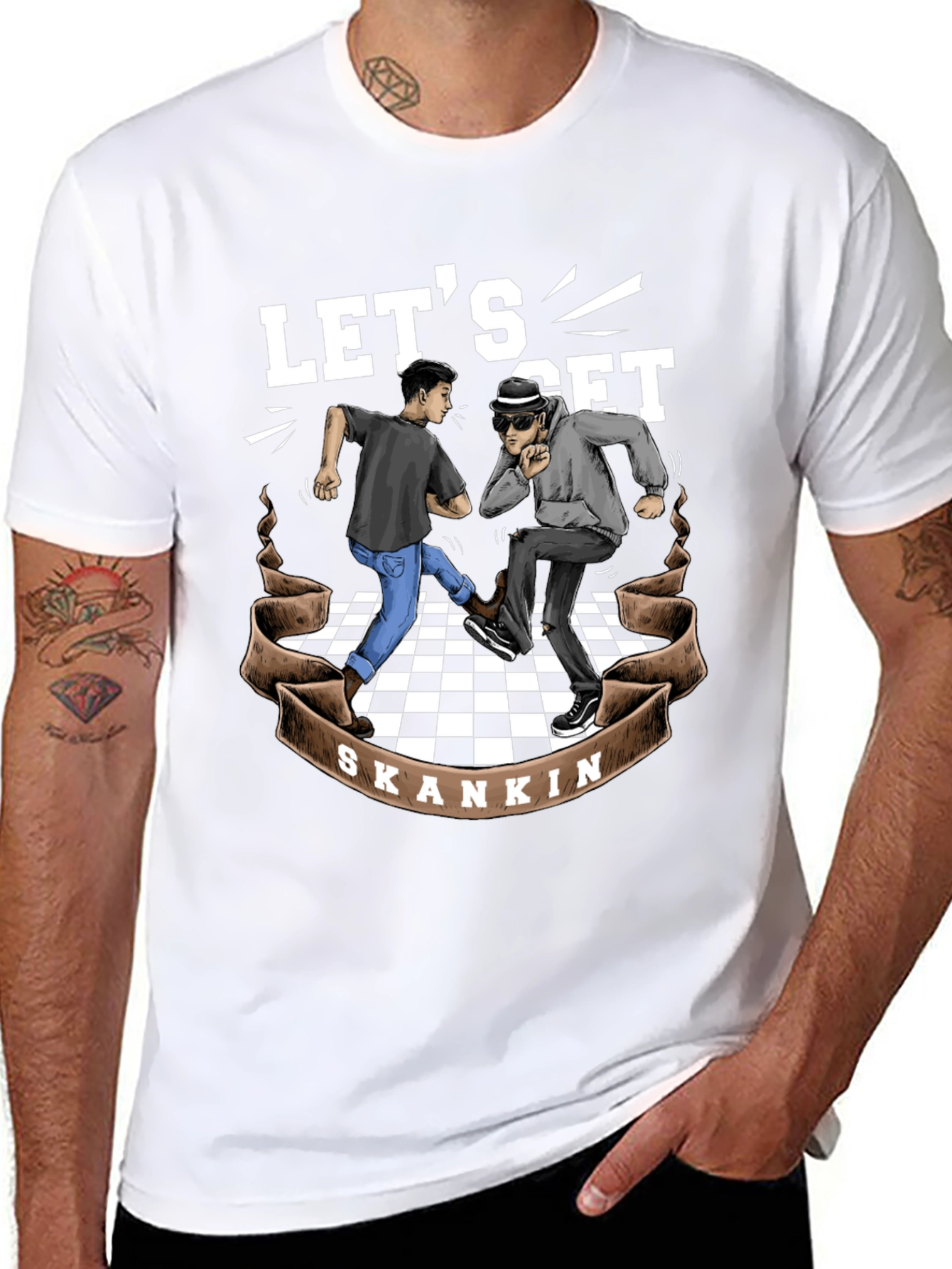 Lets Get Skankin Graphic T-Shirt