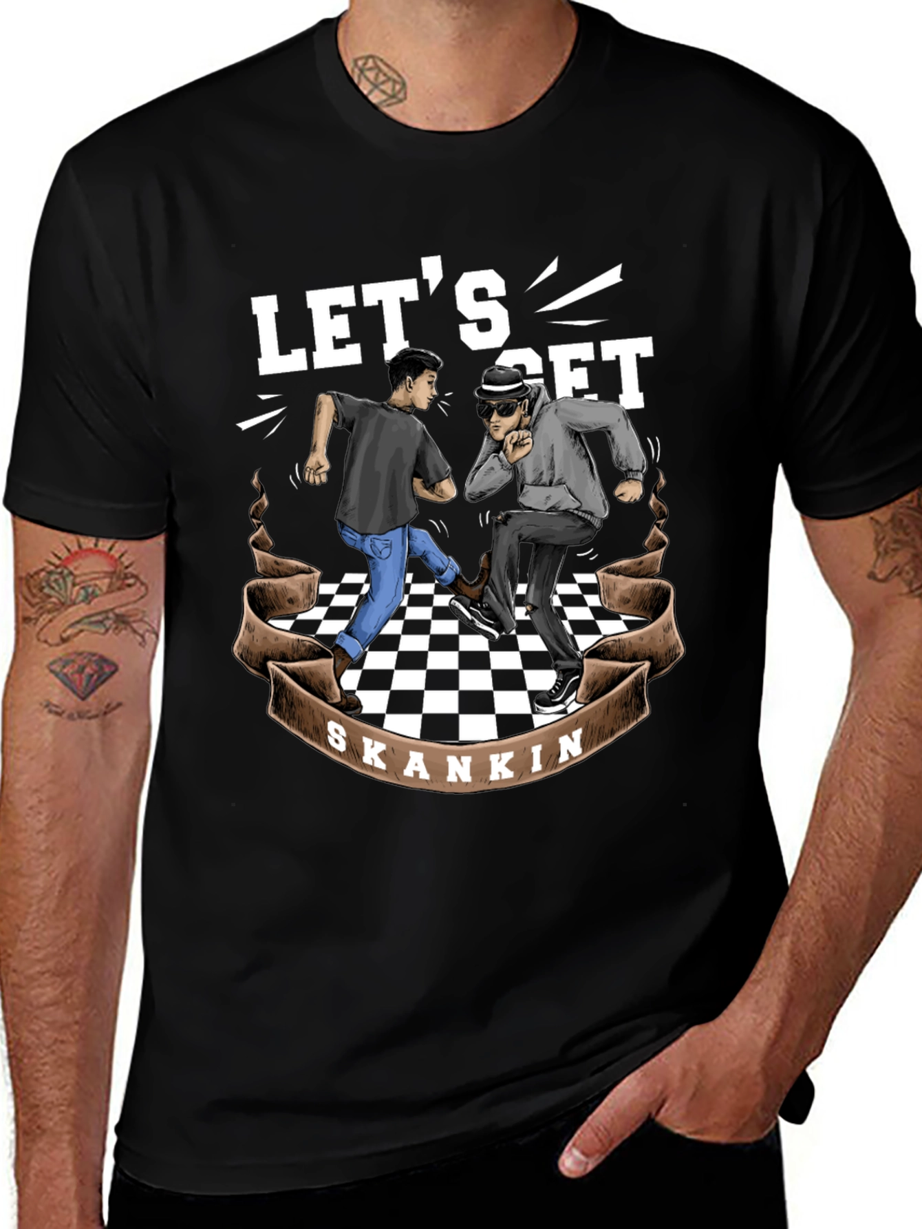Lets Get Skankin Graphic T-Shirt